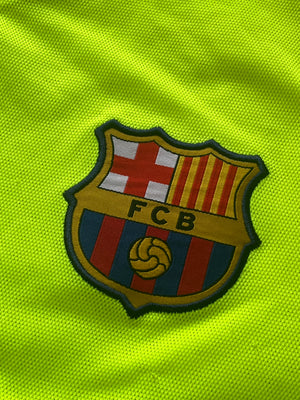 vintage Nike Fc Barcelona trainingsjersey {L}