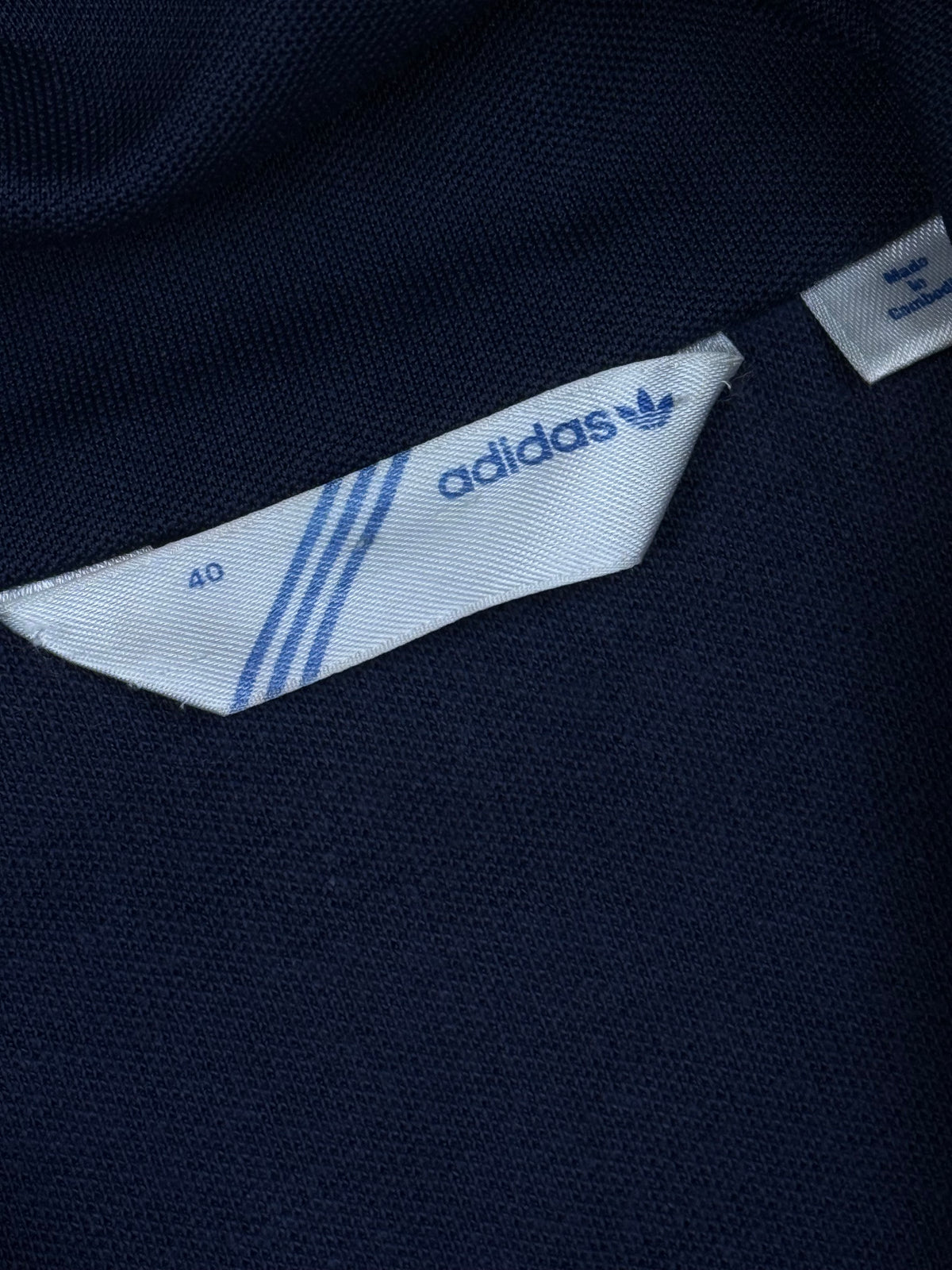 vintage navyblue Adidas trackjacket {S}