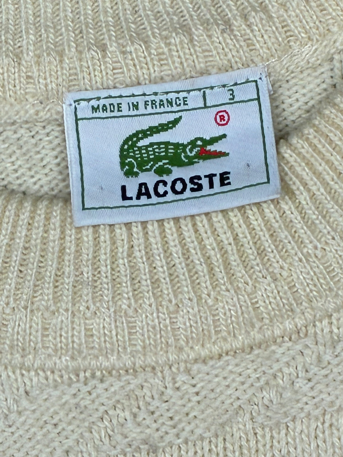 vintage Lacoste knittedsweater {M}