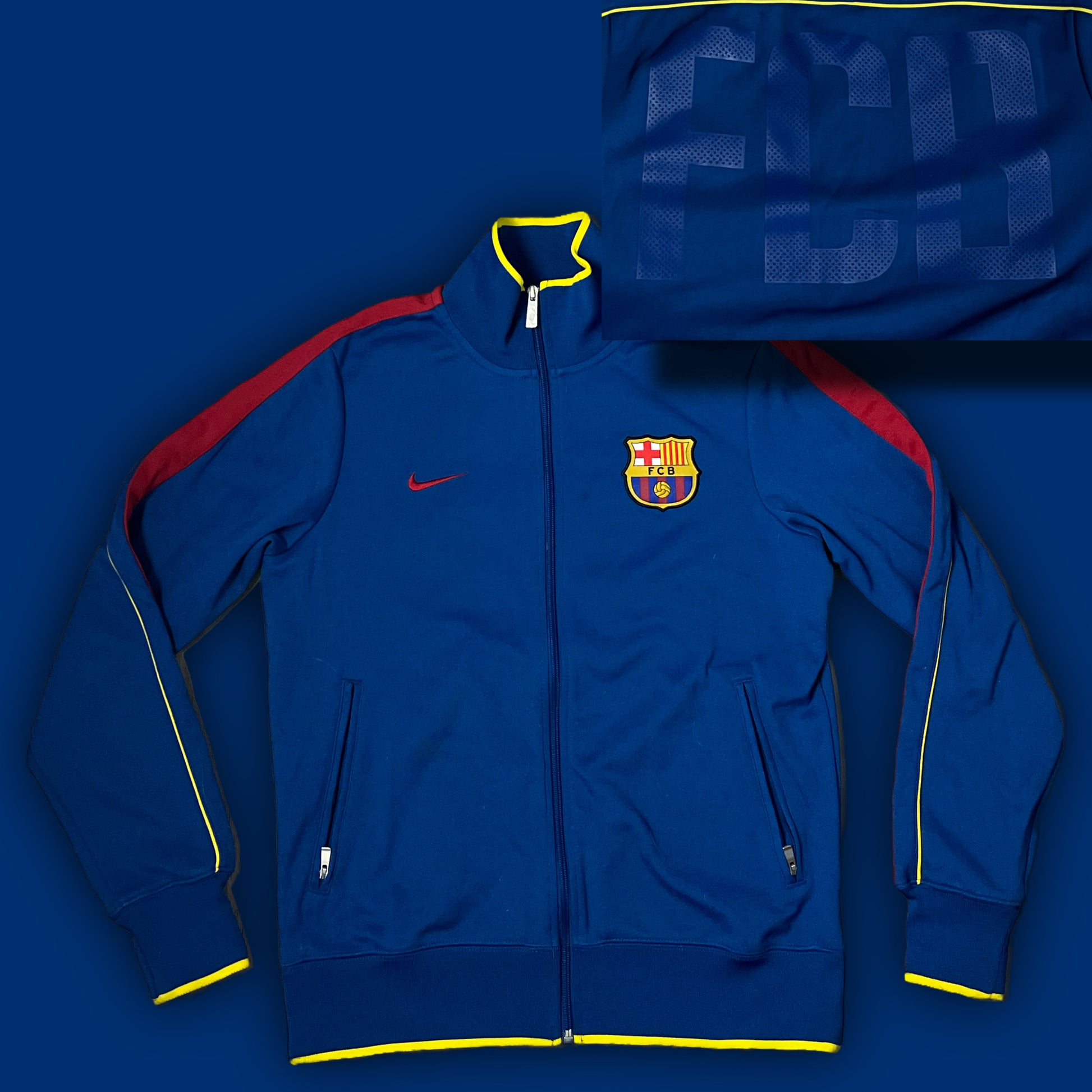 vintage Nike Fc Barcelona trackjacket {M}