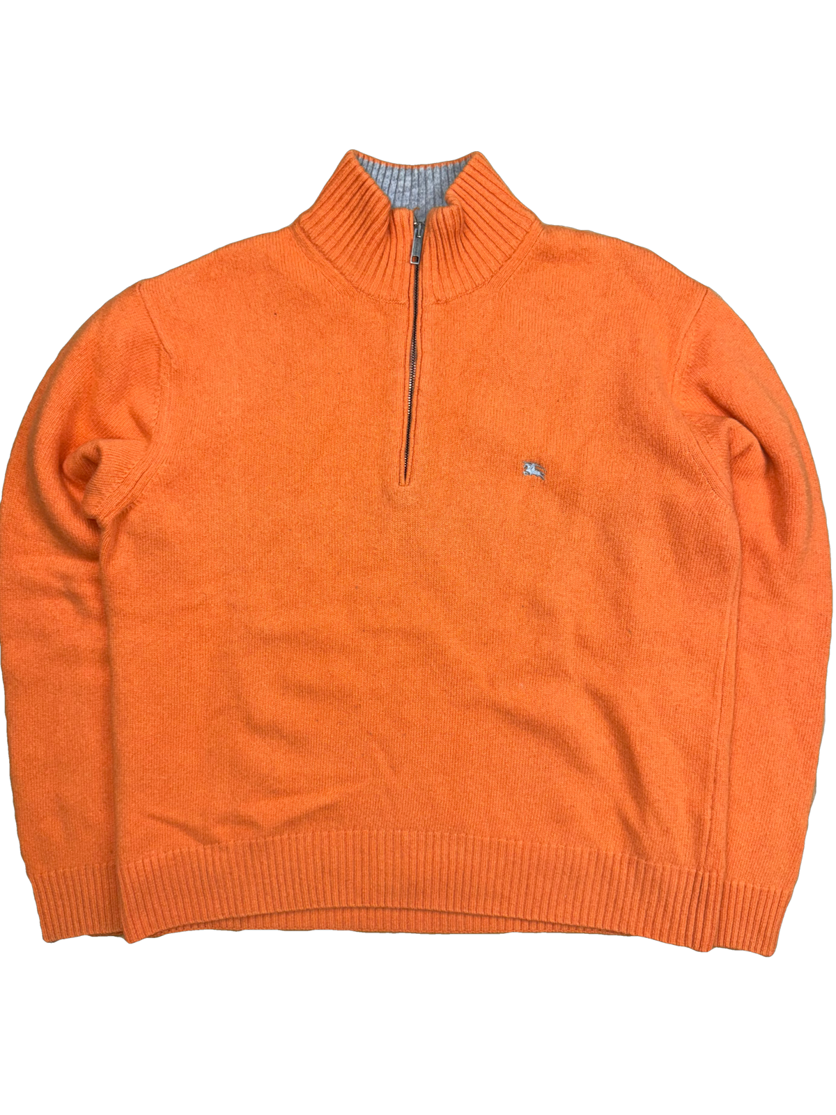 vintage Burberry quarterzip {L}