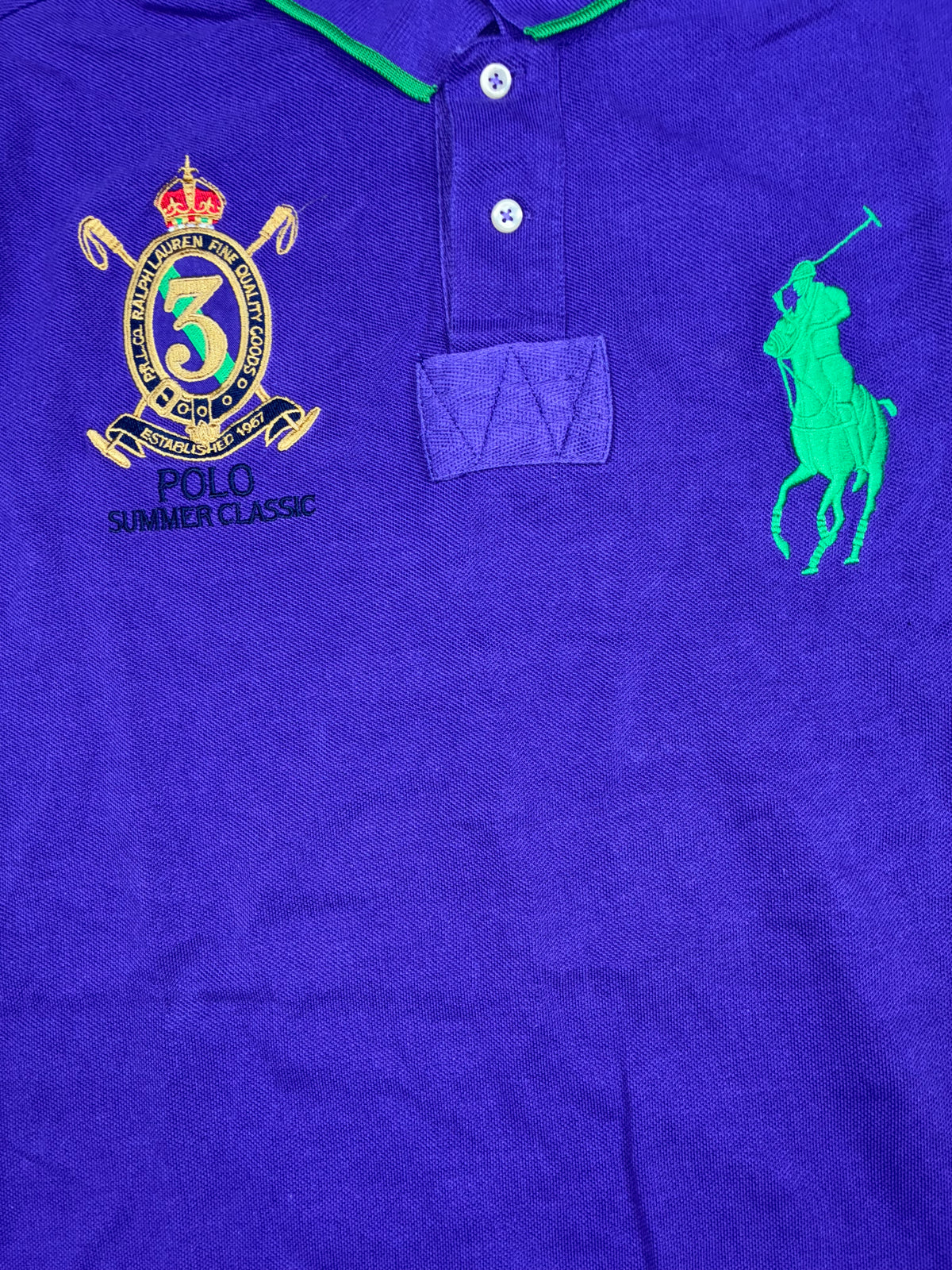 vintage purple Polo Ralph Lauren polo {XL}