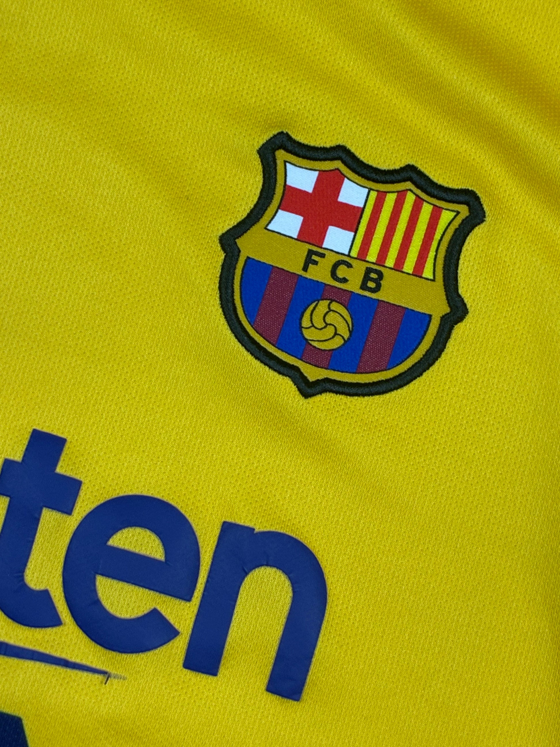 yellow Nike Fc Barcelona 3rd jersey {XS}