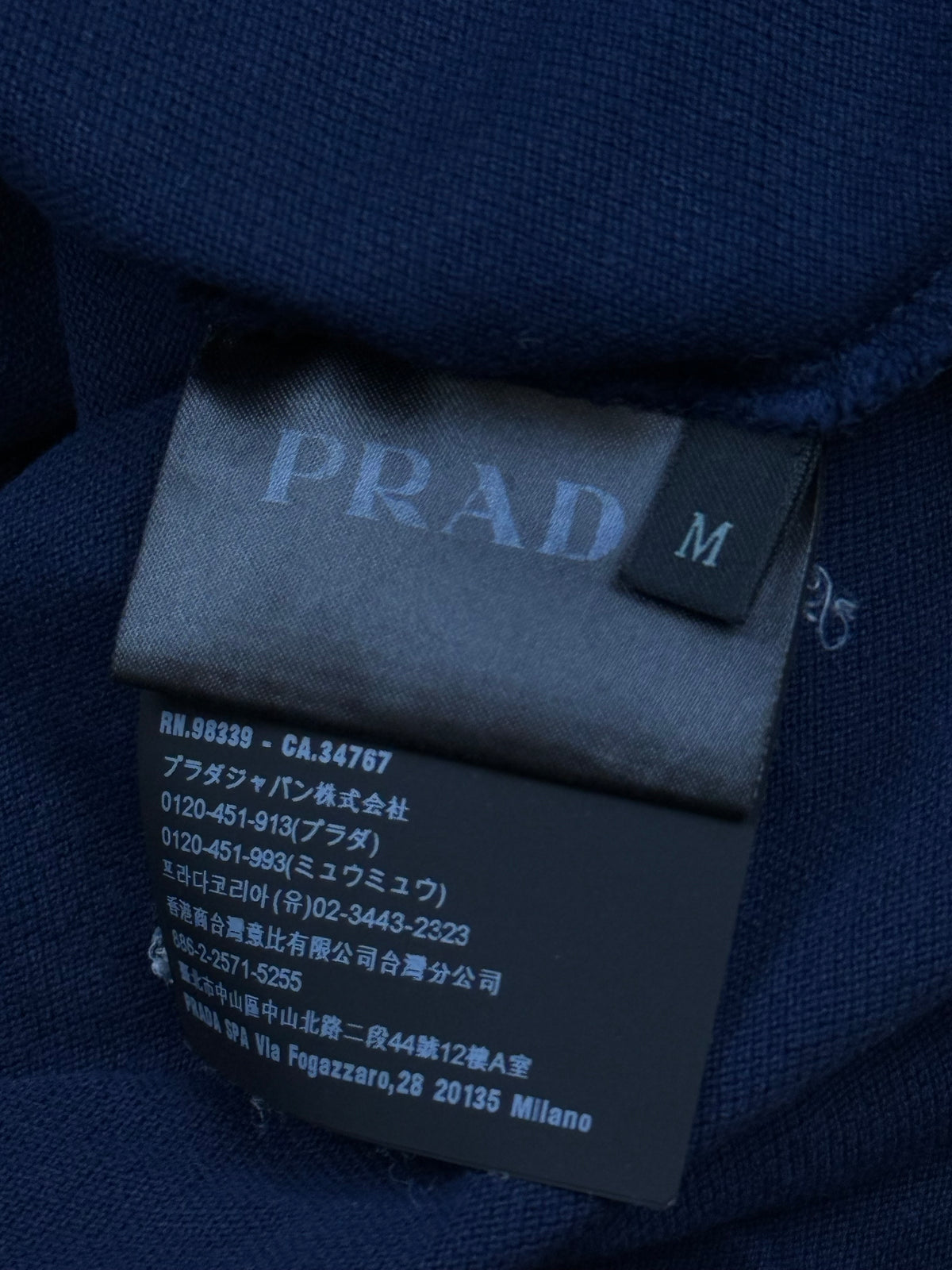 navyblue Prada polo {M}