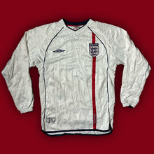 Carica l&#39;immagine nel visualizzatore di Gallery, vintage Umbro England 2002 home jersey {L}
