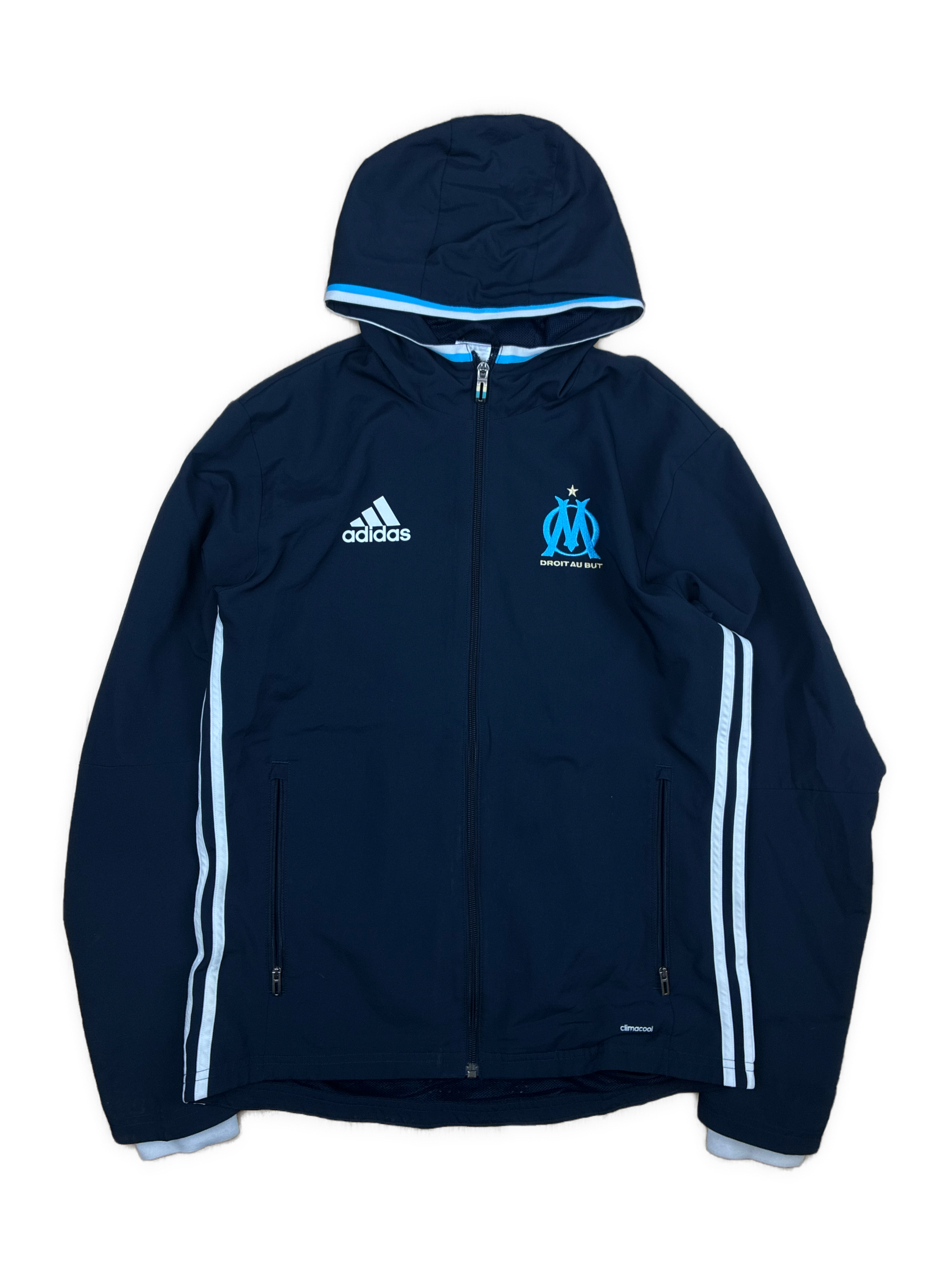 vintage Adidas Olympique Marseille windbreaker {S}