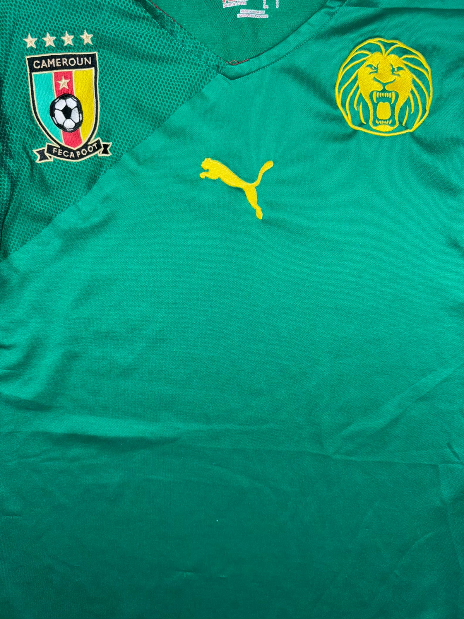 vintage Puma Cameroon home jersey {S}