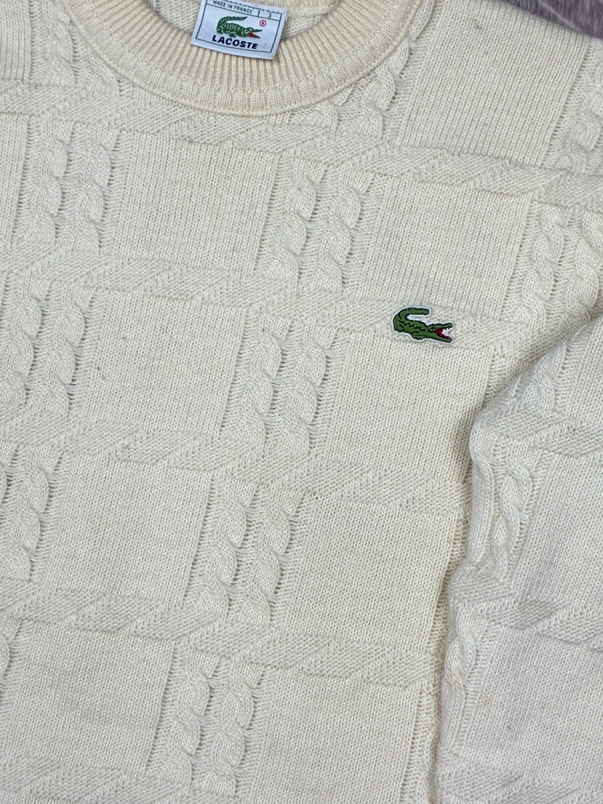 vintage Lacoste knittedsweater {M}