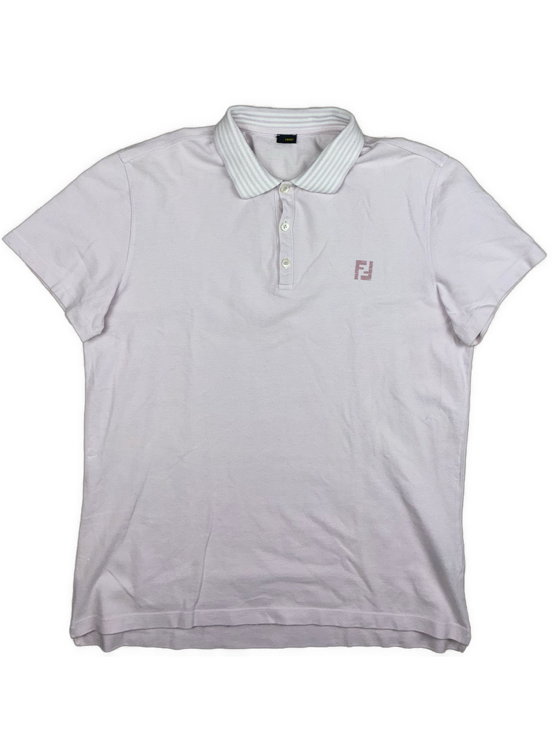 vintage pink Fendi polo {L}