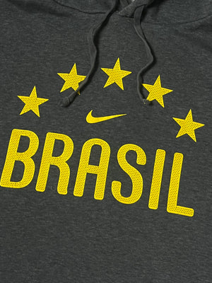 vintage Nike BRASIL 2010 hoodie {XL}