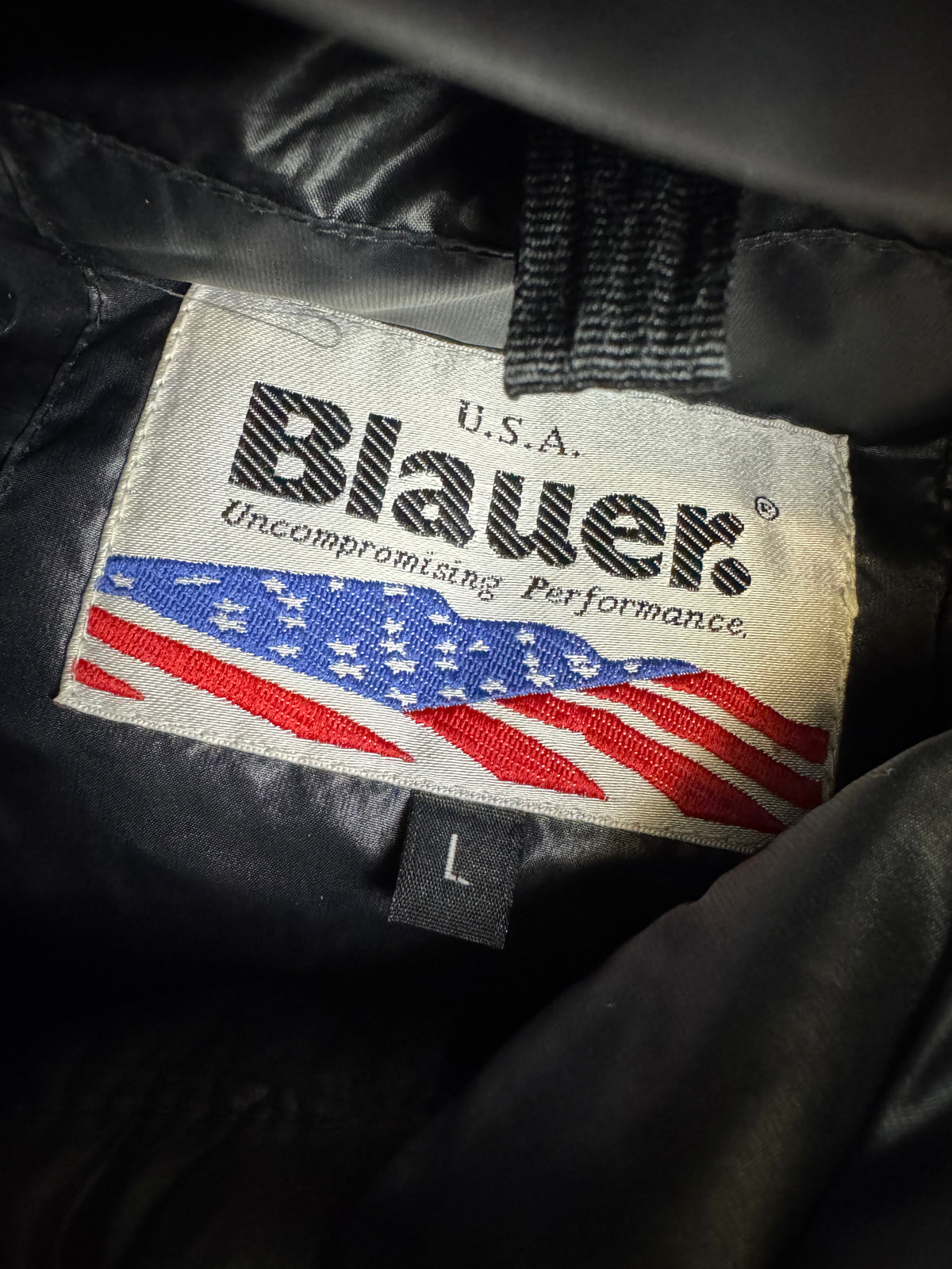 vintage Blauer winterjacket {L}