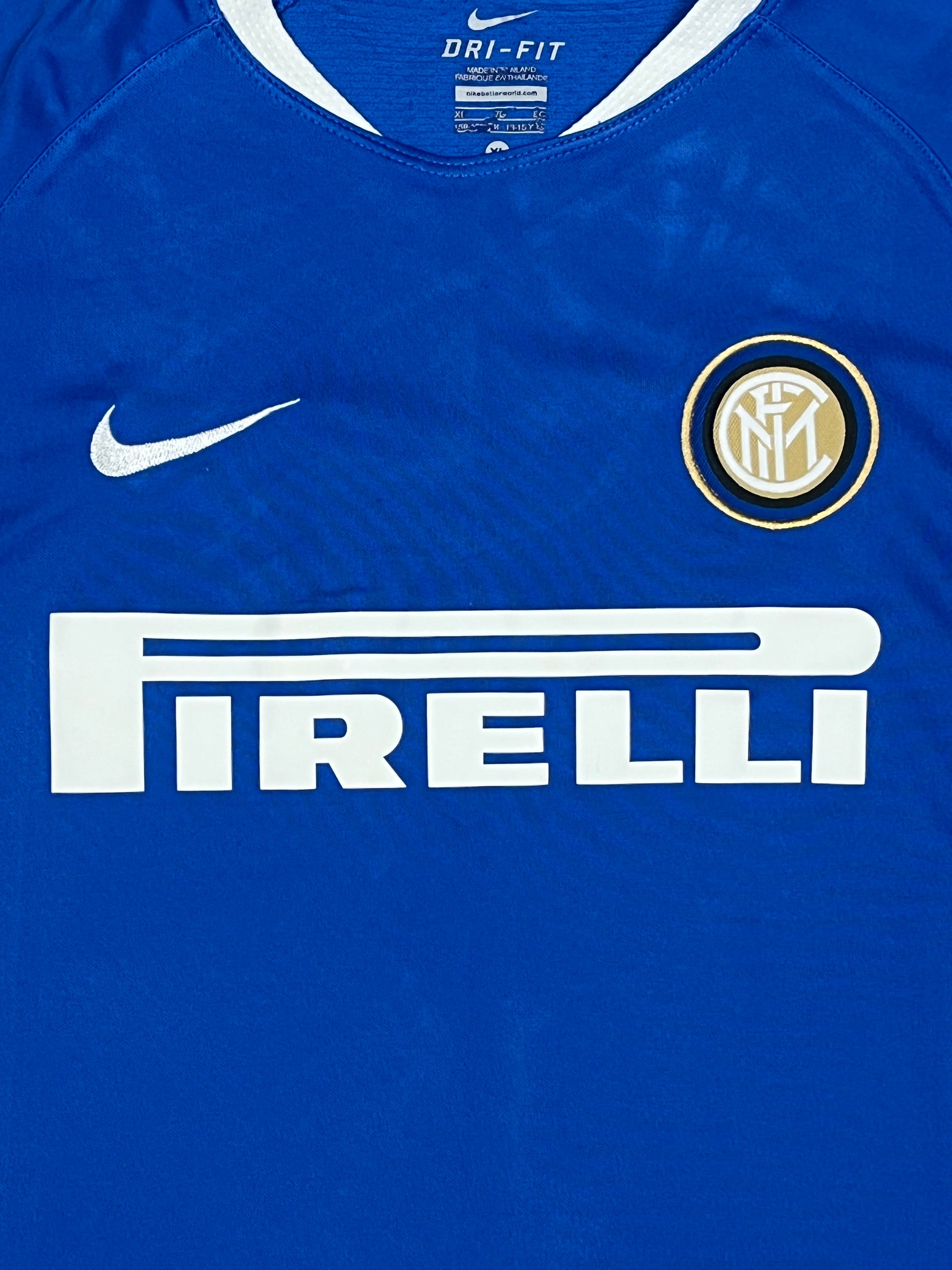 vintage Nike Inter Milan trainingshirt {S}