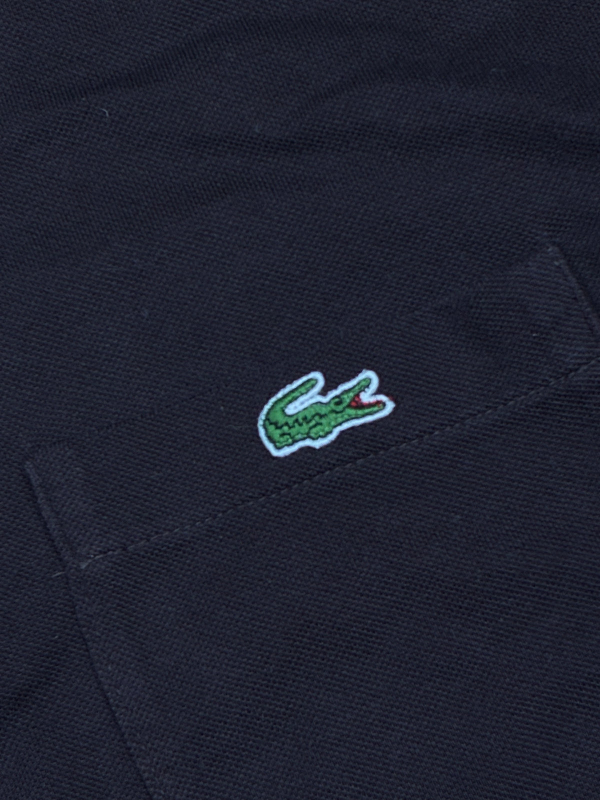 vintage brown Lacoste polo long {L}