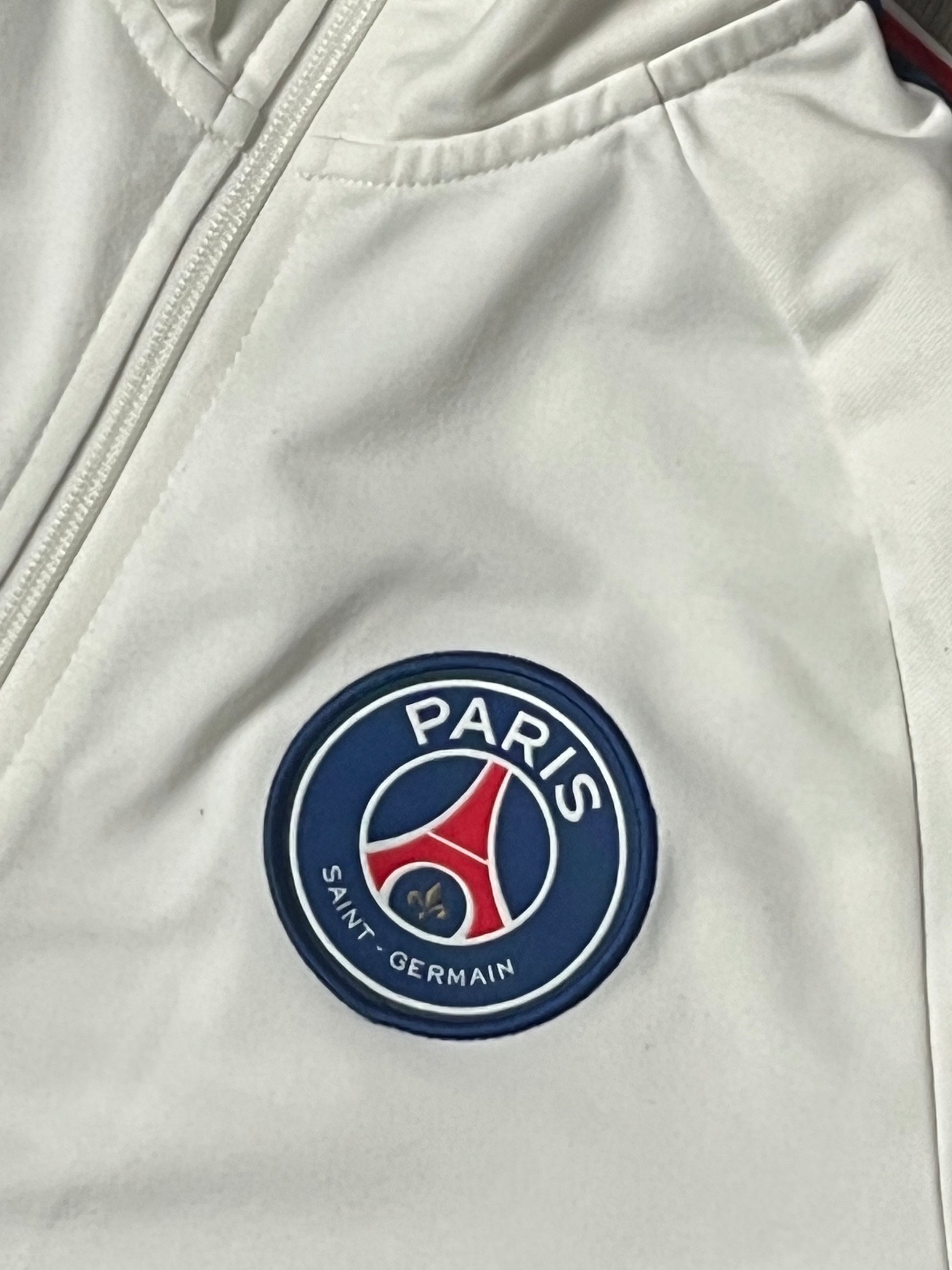 white Nike PSG trackjacket {M}