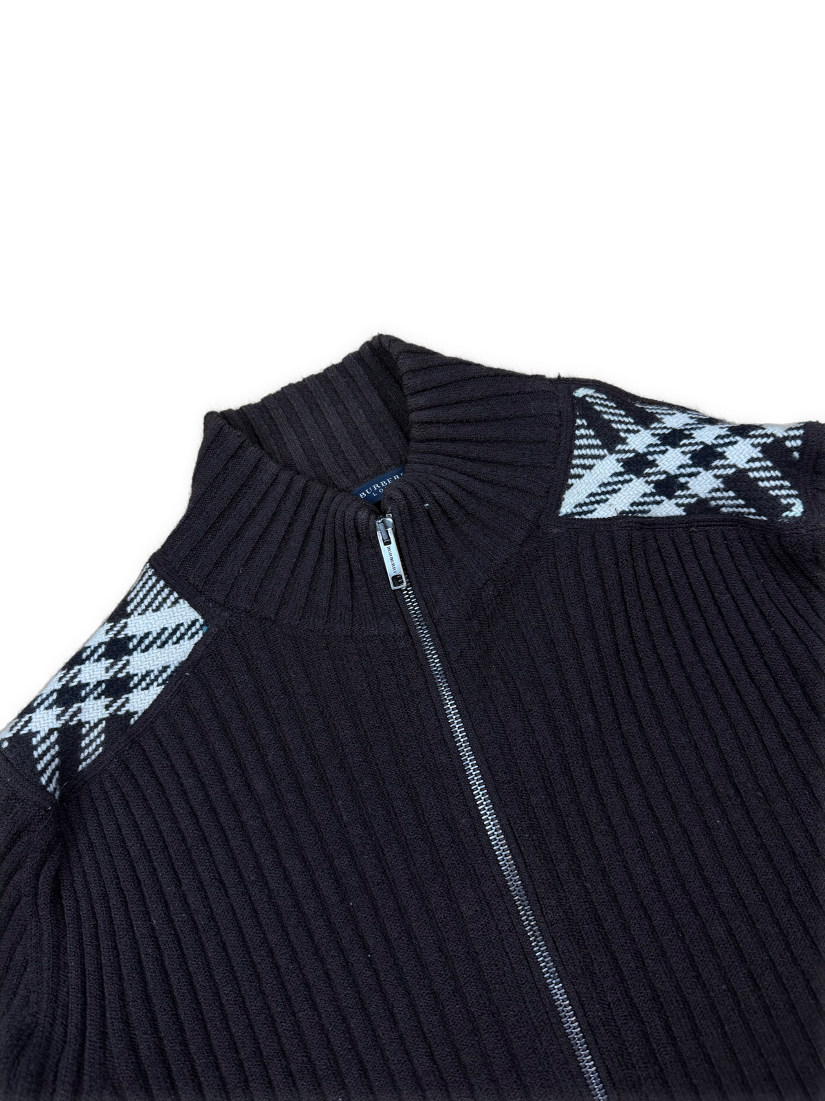vintage brown Burberry sweatjacket {XL}