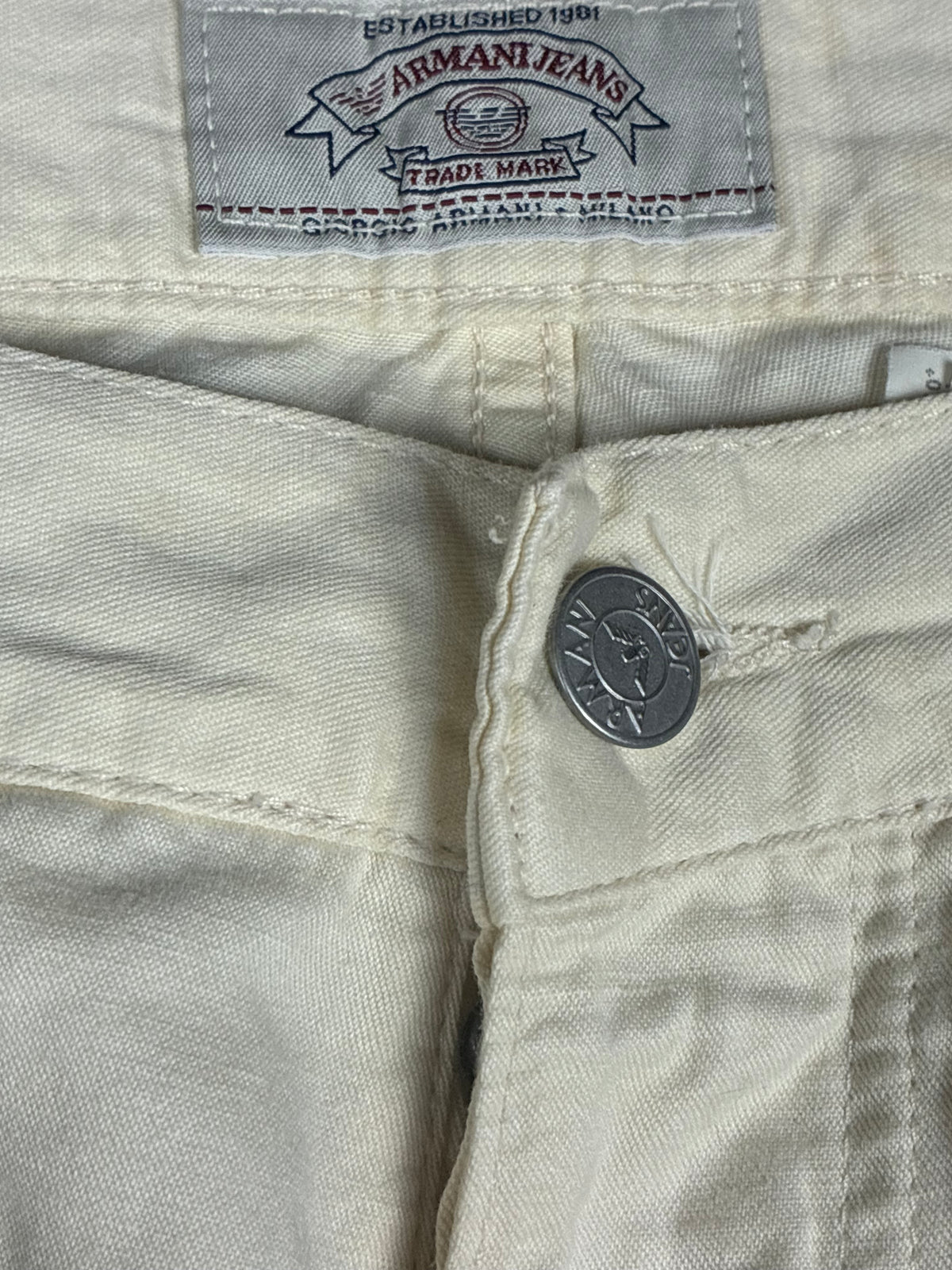 vintage Armani jeans {L}