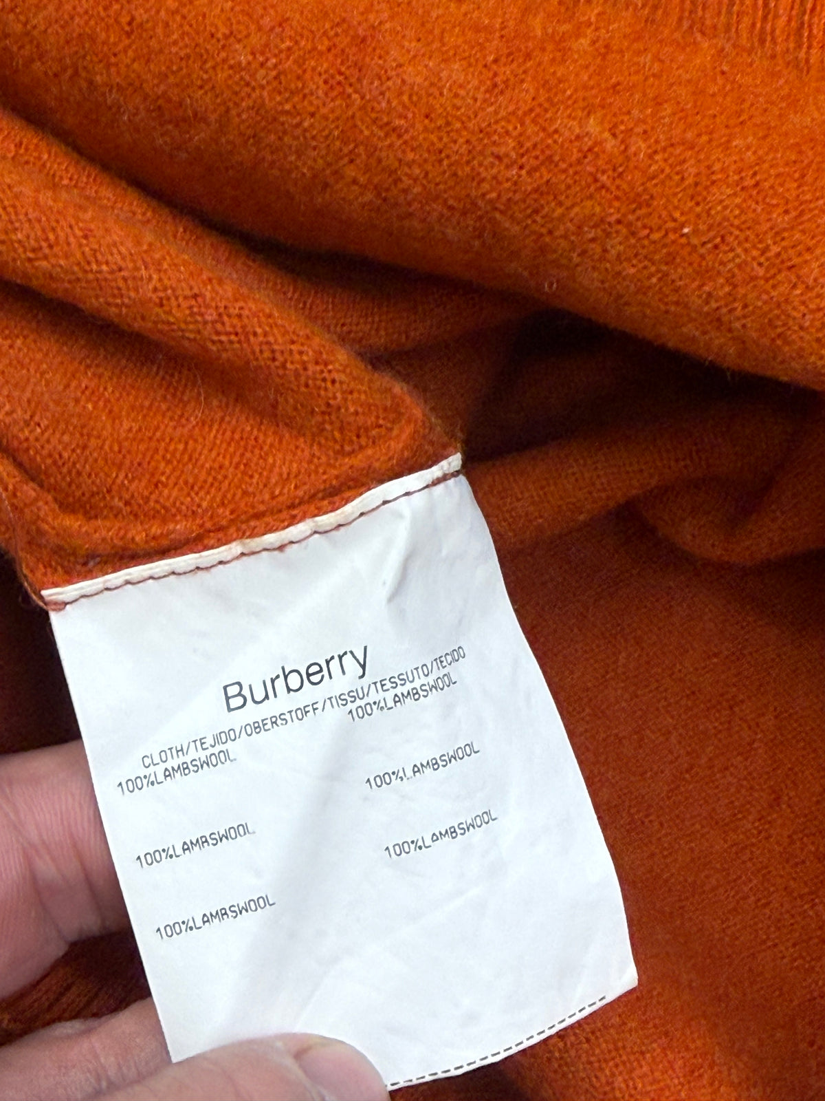 vintage Burberry knittedsweater {S}