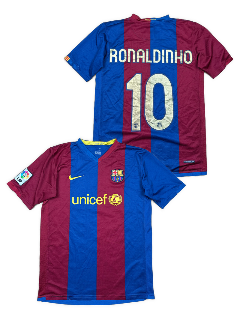 vintage Nike Fc Barcelona Ronaldinho10 home jersey