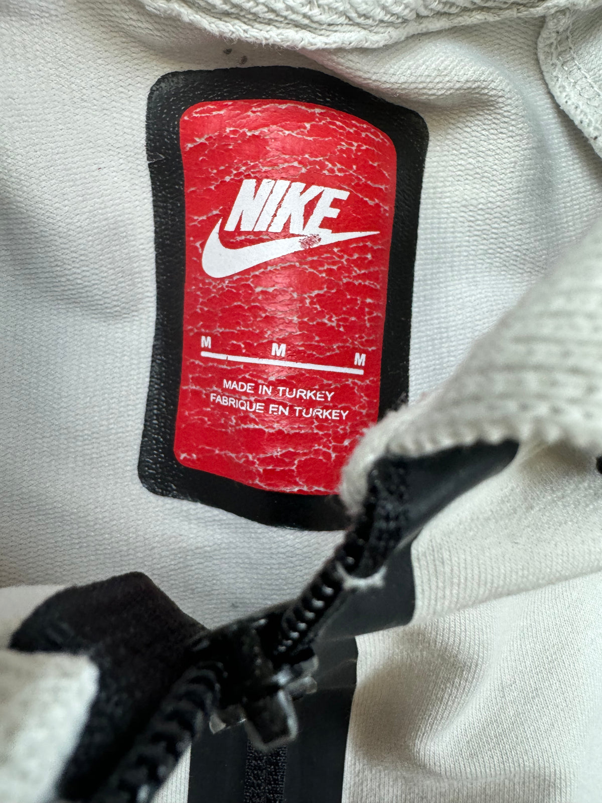 vintage Nike France tech fleece polo {M}