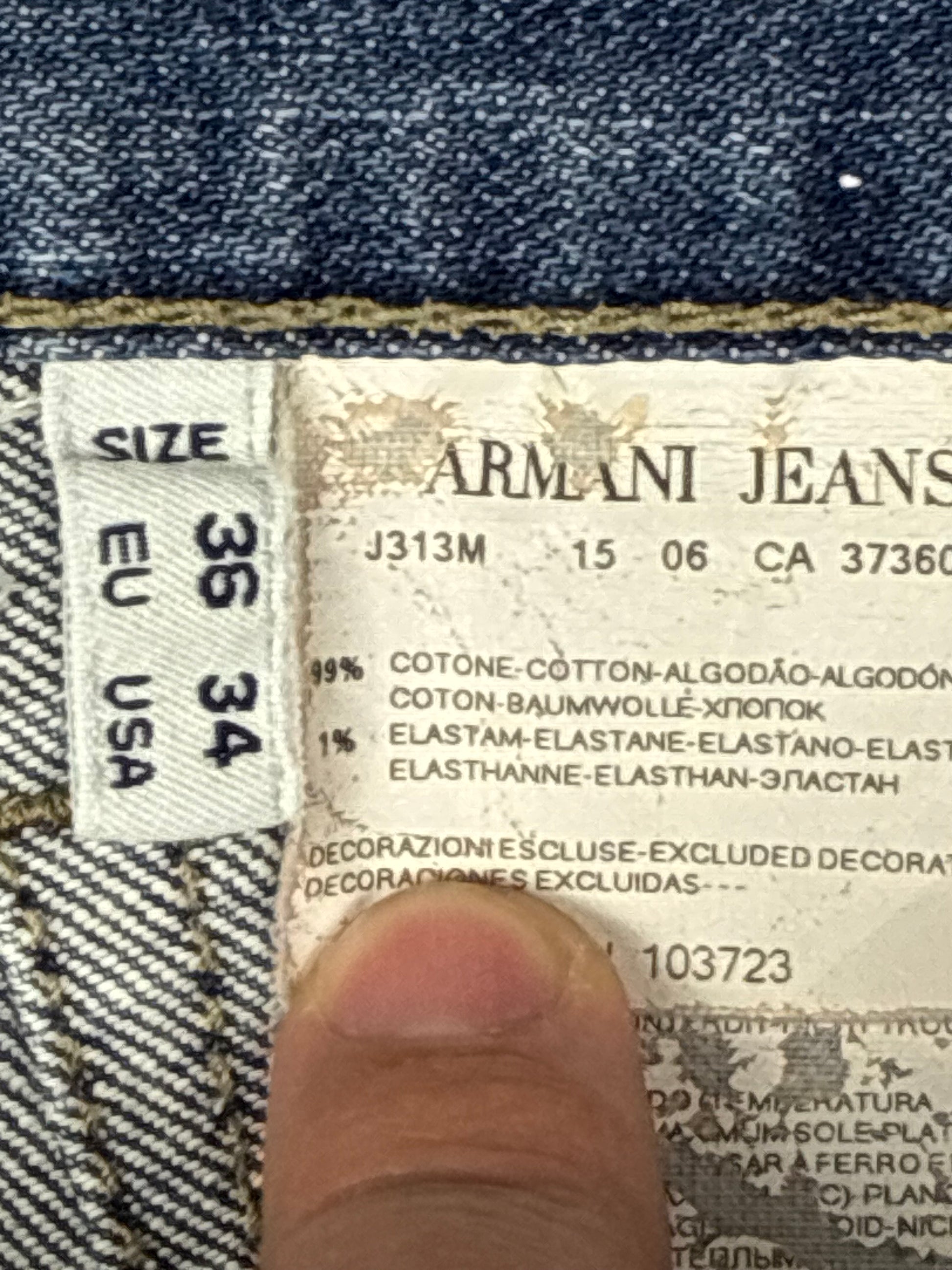 vintage Armani jeans {L}