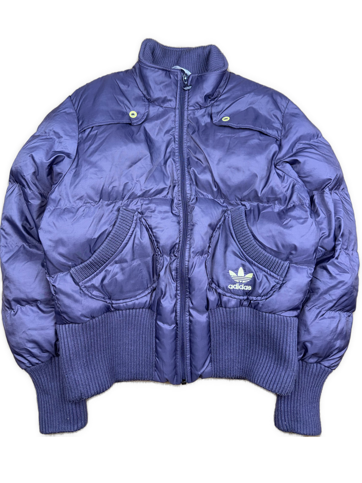 vintage purple Adidas winterjacket