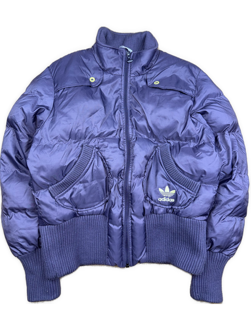 vintage purple Adidas winterjacket