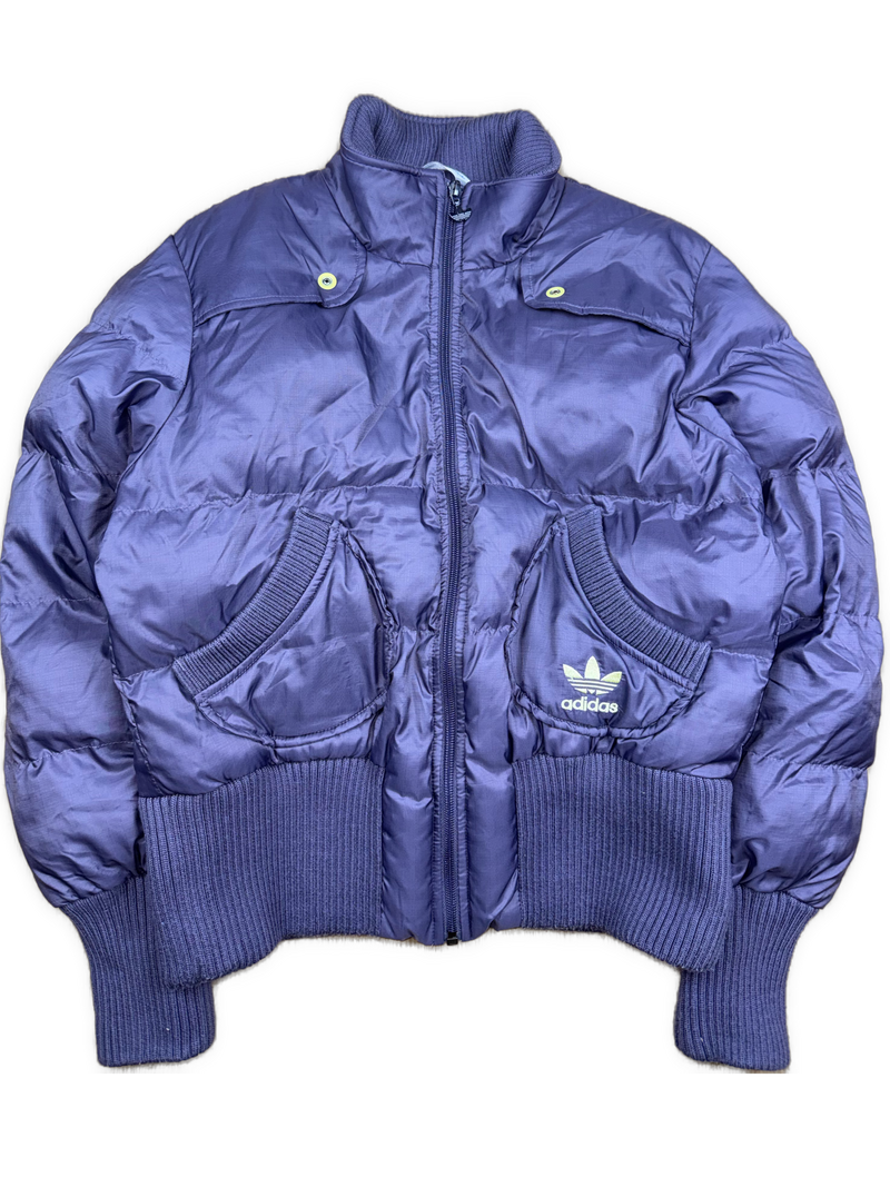 vintage purple Adidas winterjacket