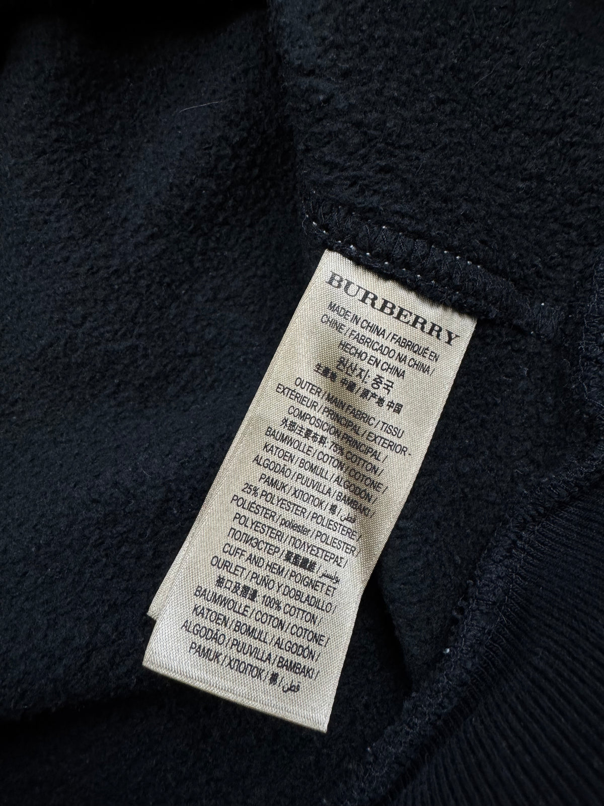 vintage Burberry hoodie {L}