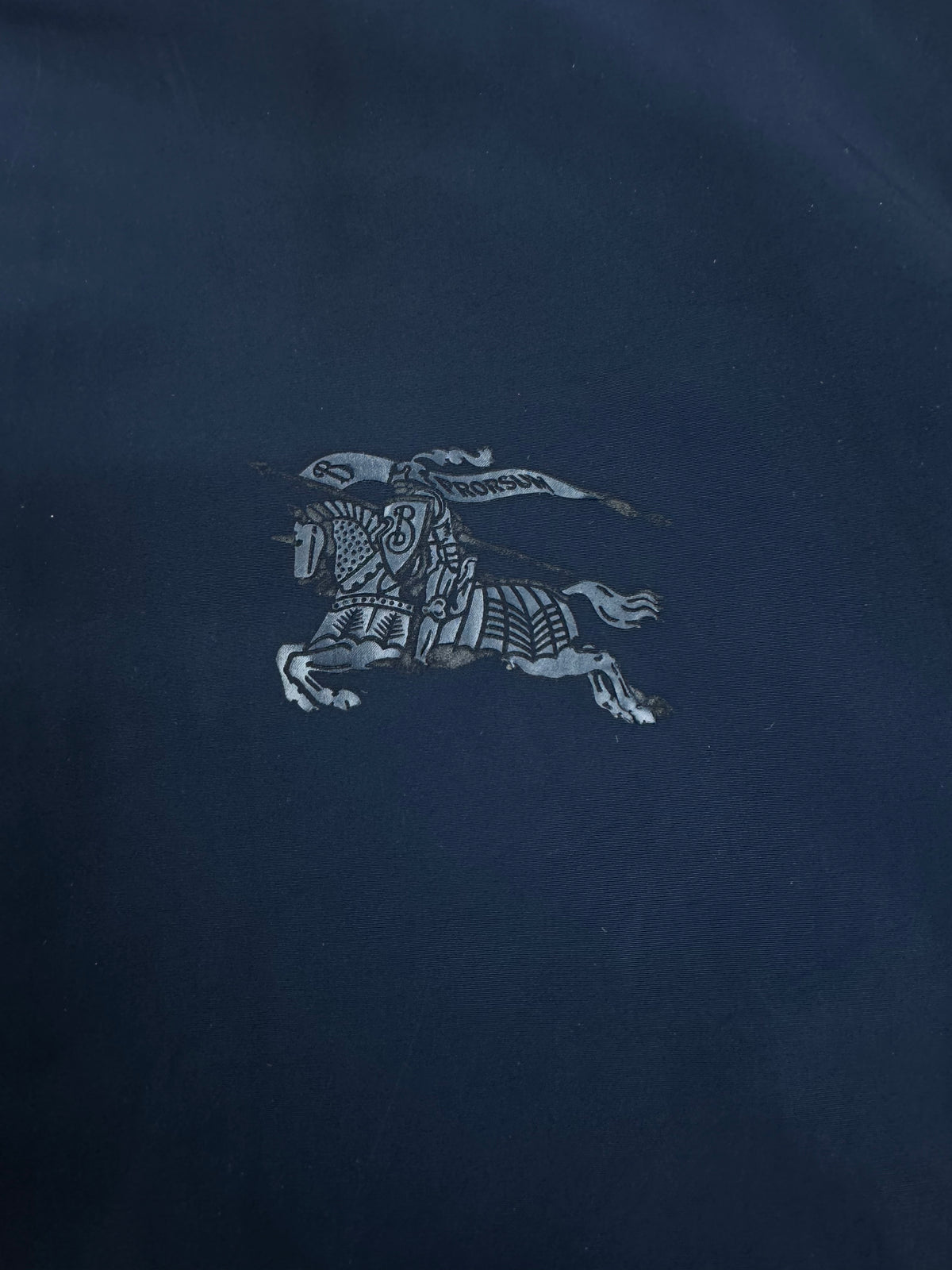 vintage navyblue Burberry windbreaker {S}