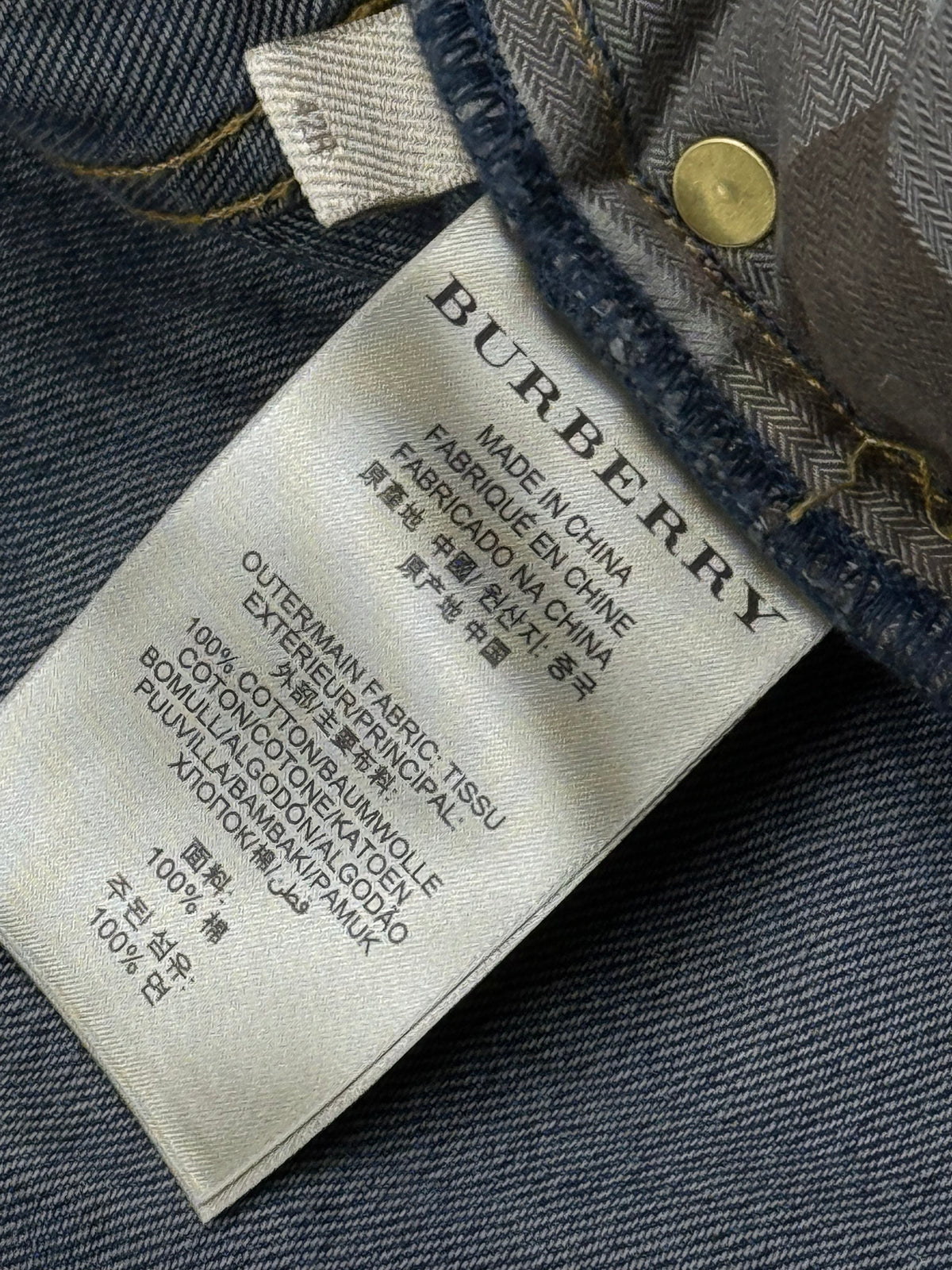 vintage Burberry jeans