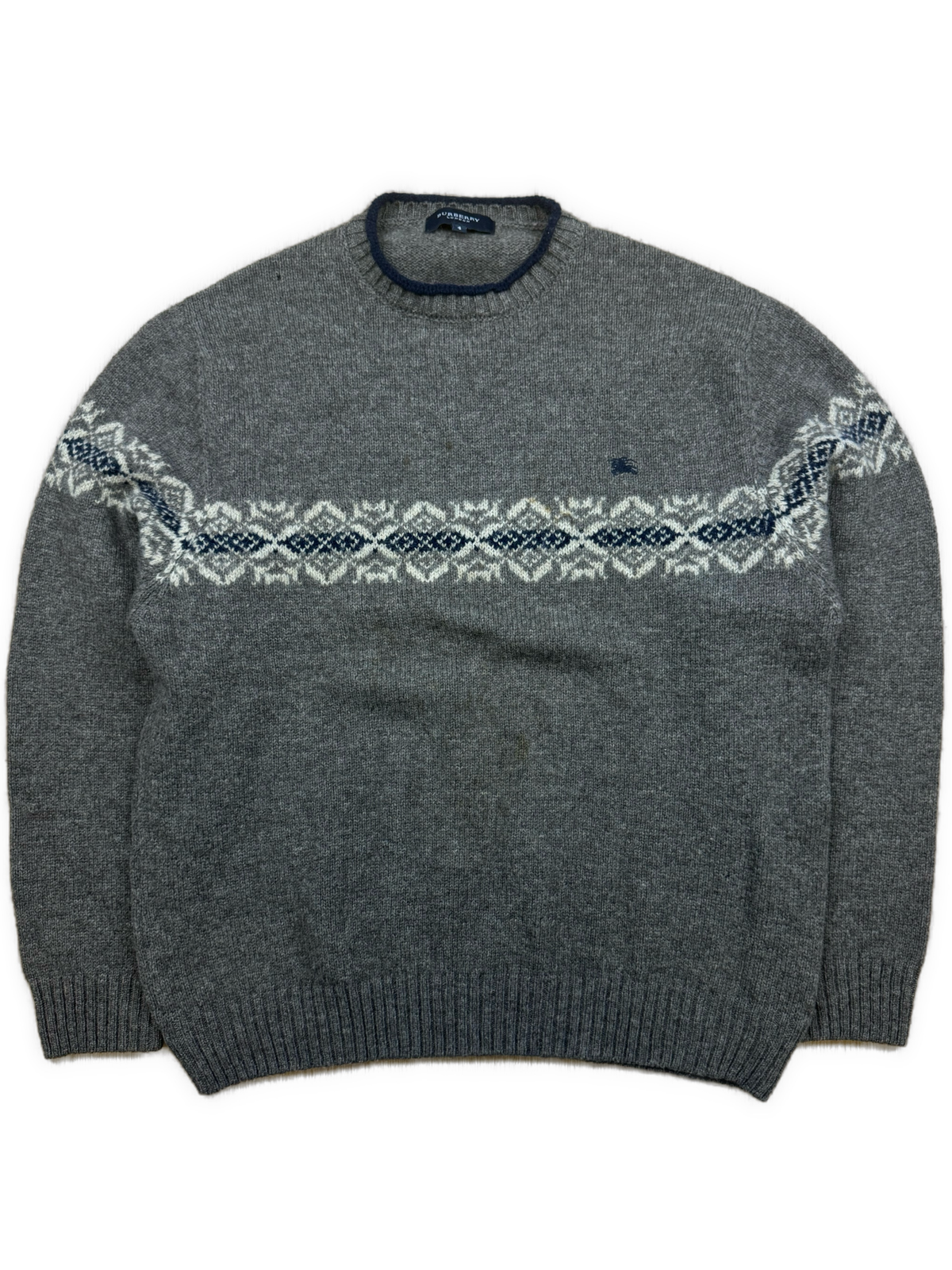 vintage Burberry knittedsweater {S}