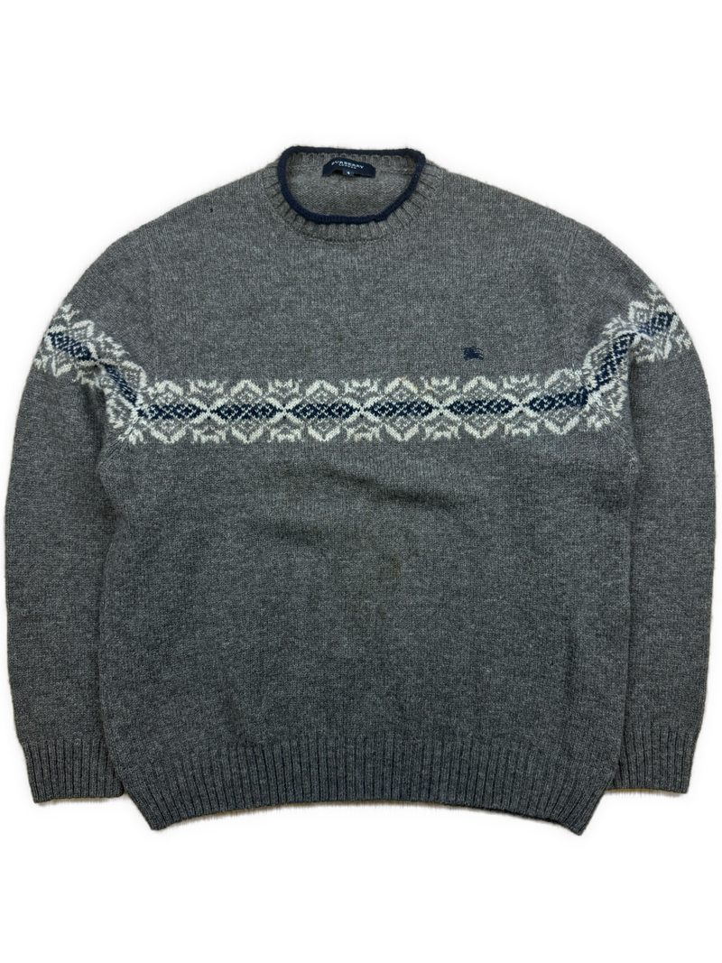 vintage Burberry knittedsweater {S}