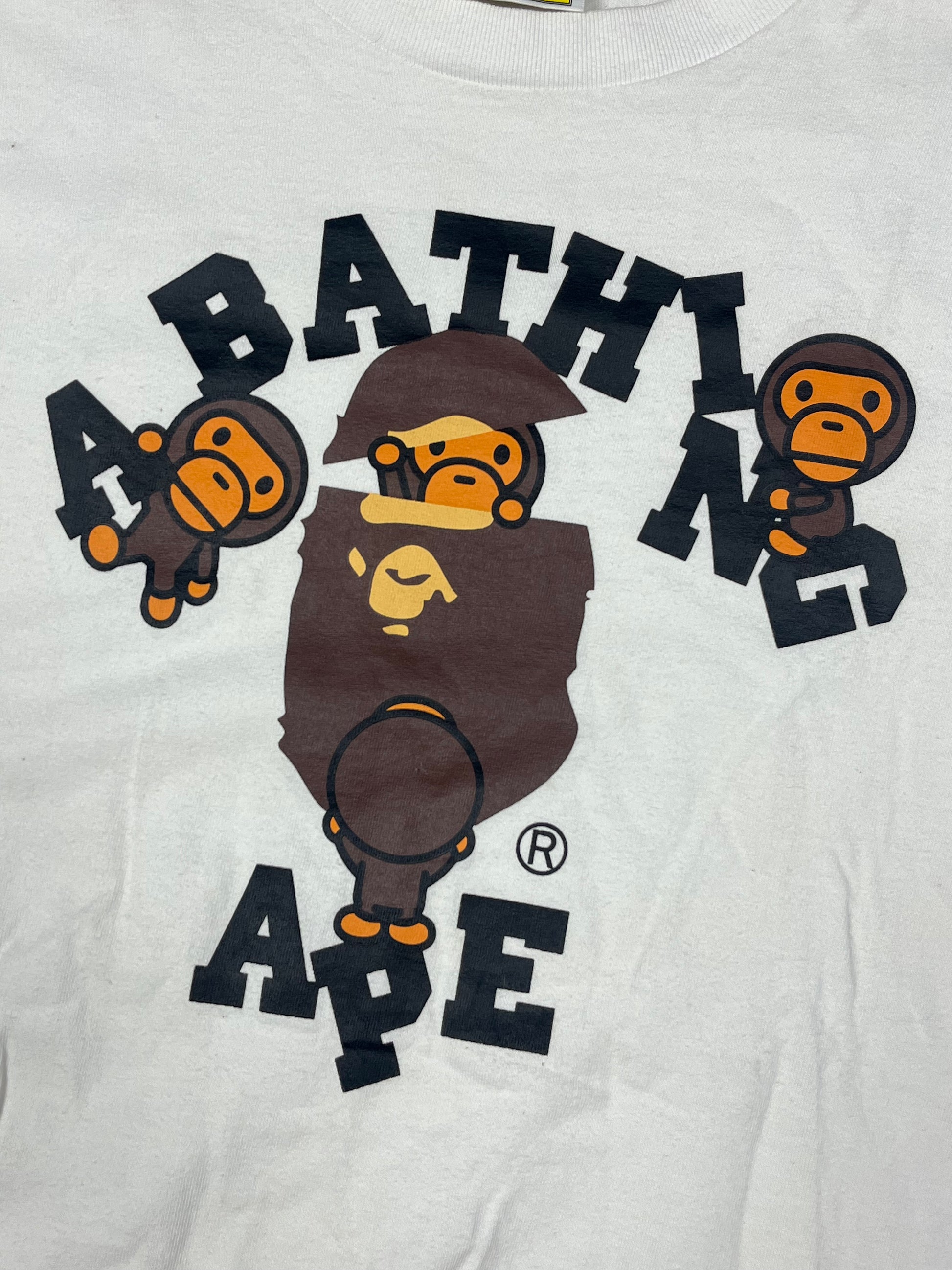 vintage BAPE a bathing ape t-shirt {S}