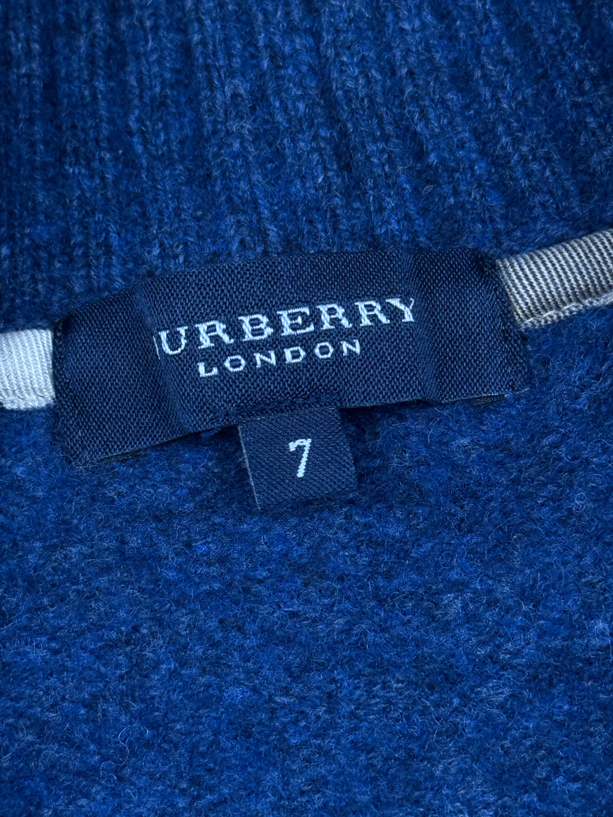 vintage navyblue Burberry sweatjacket