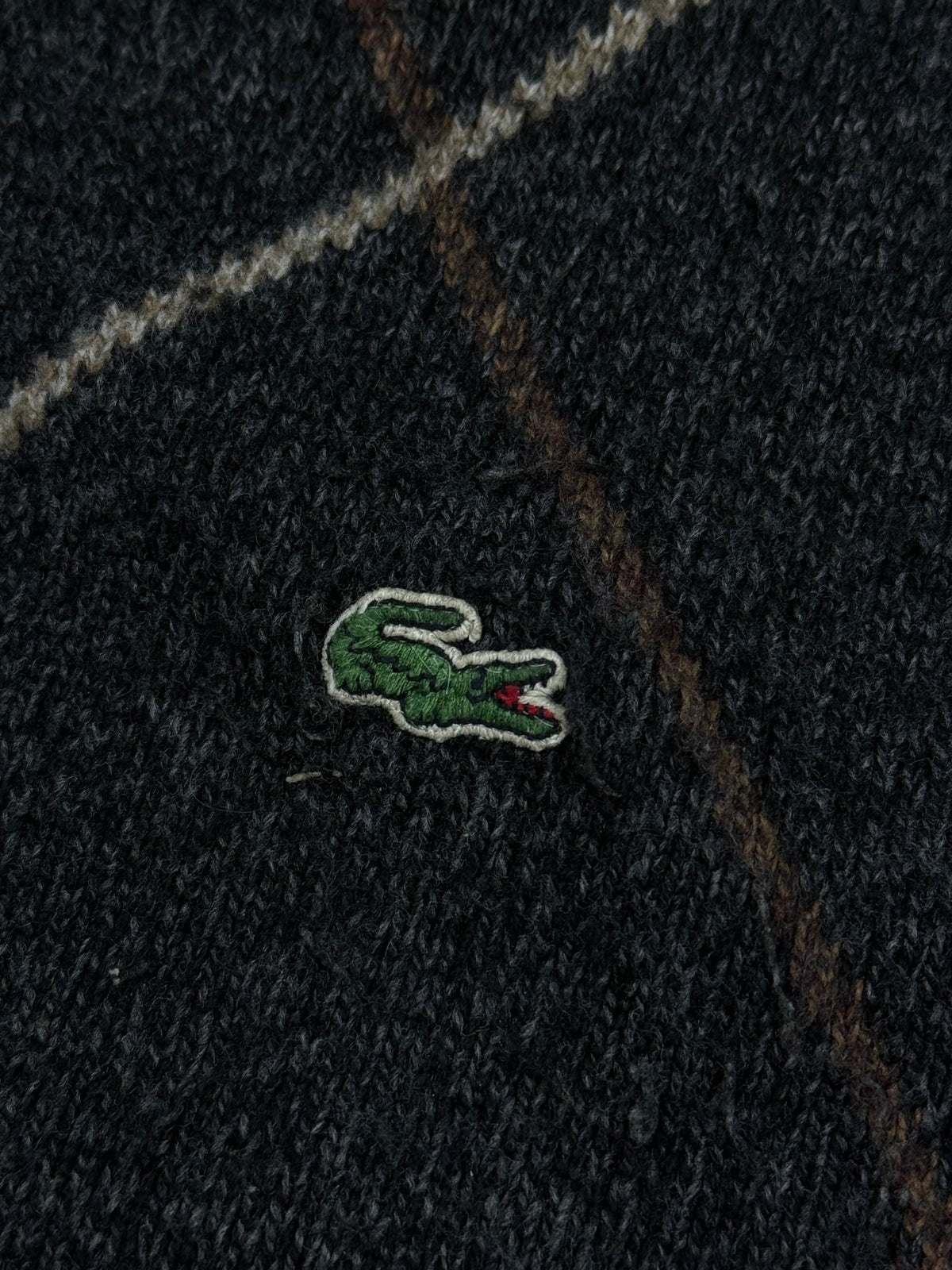 vintage Lacoste quarterzip {S}