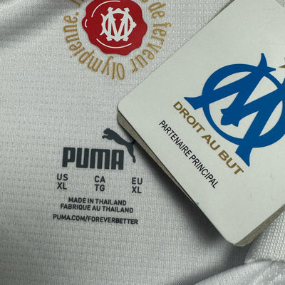 white Puma Olympique Marseille jersey DSWT {XL}
