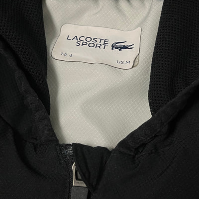 black/white Lacoste windbreaker {M}
