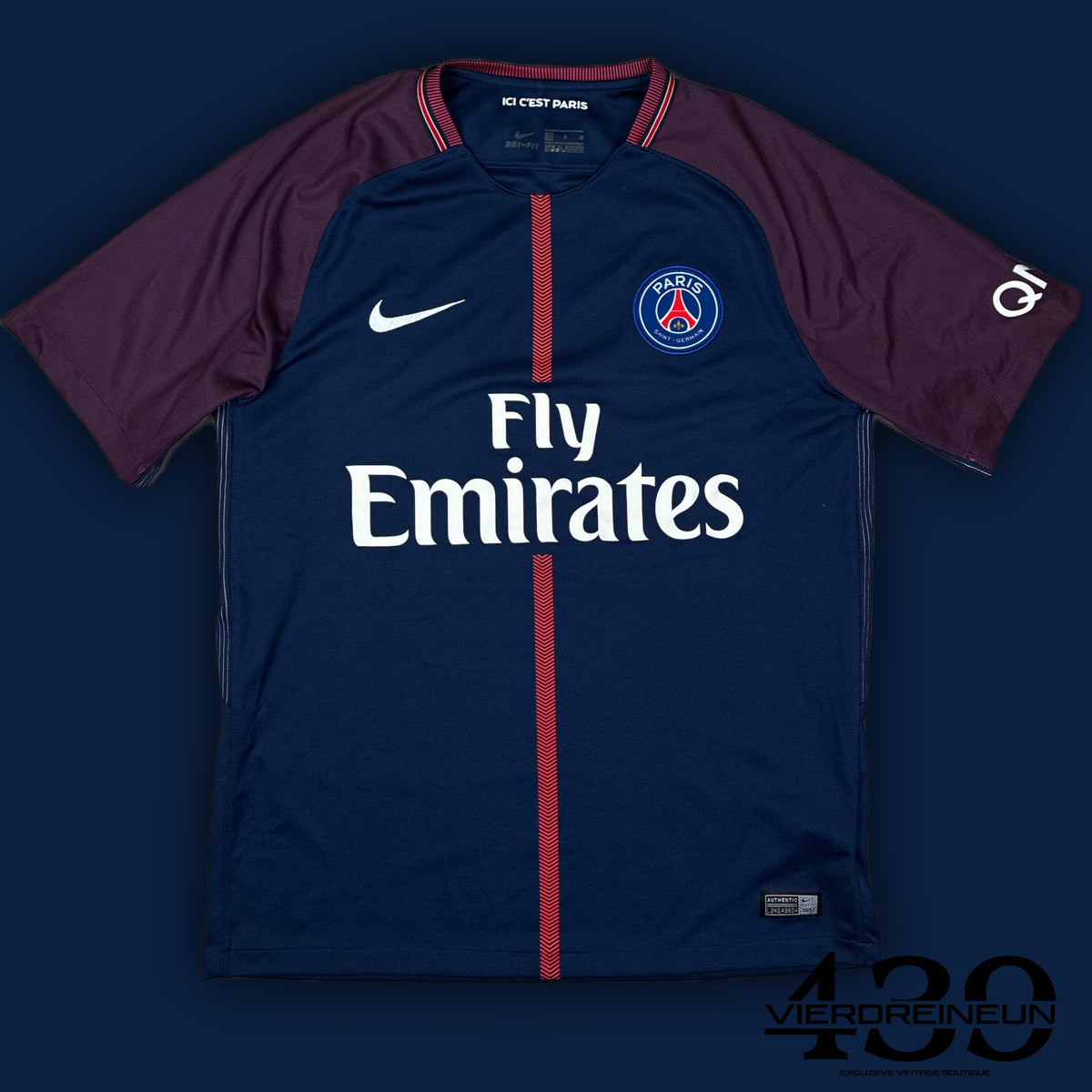 vintage Nike PSG Paris Saint Germain home jersey {M}