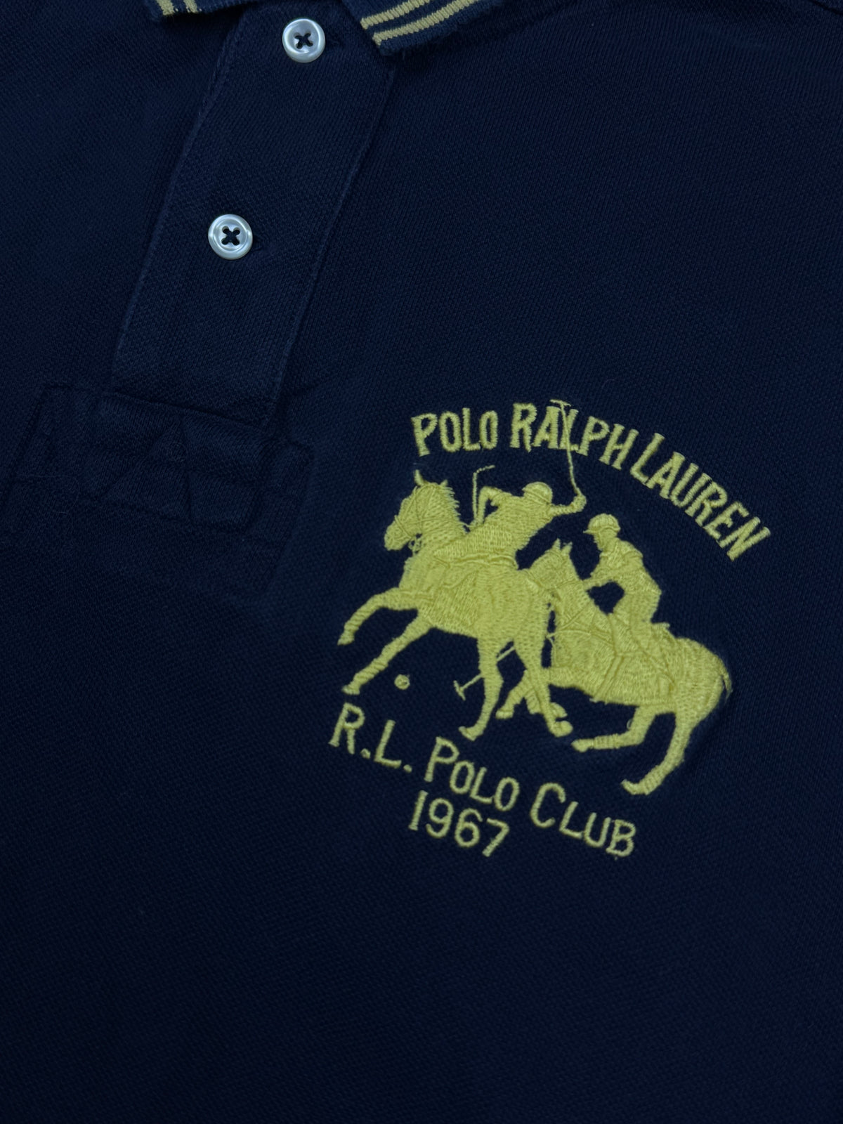 vintage navyblue Polo Ralph Lauren polo {S}