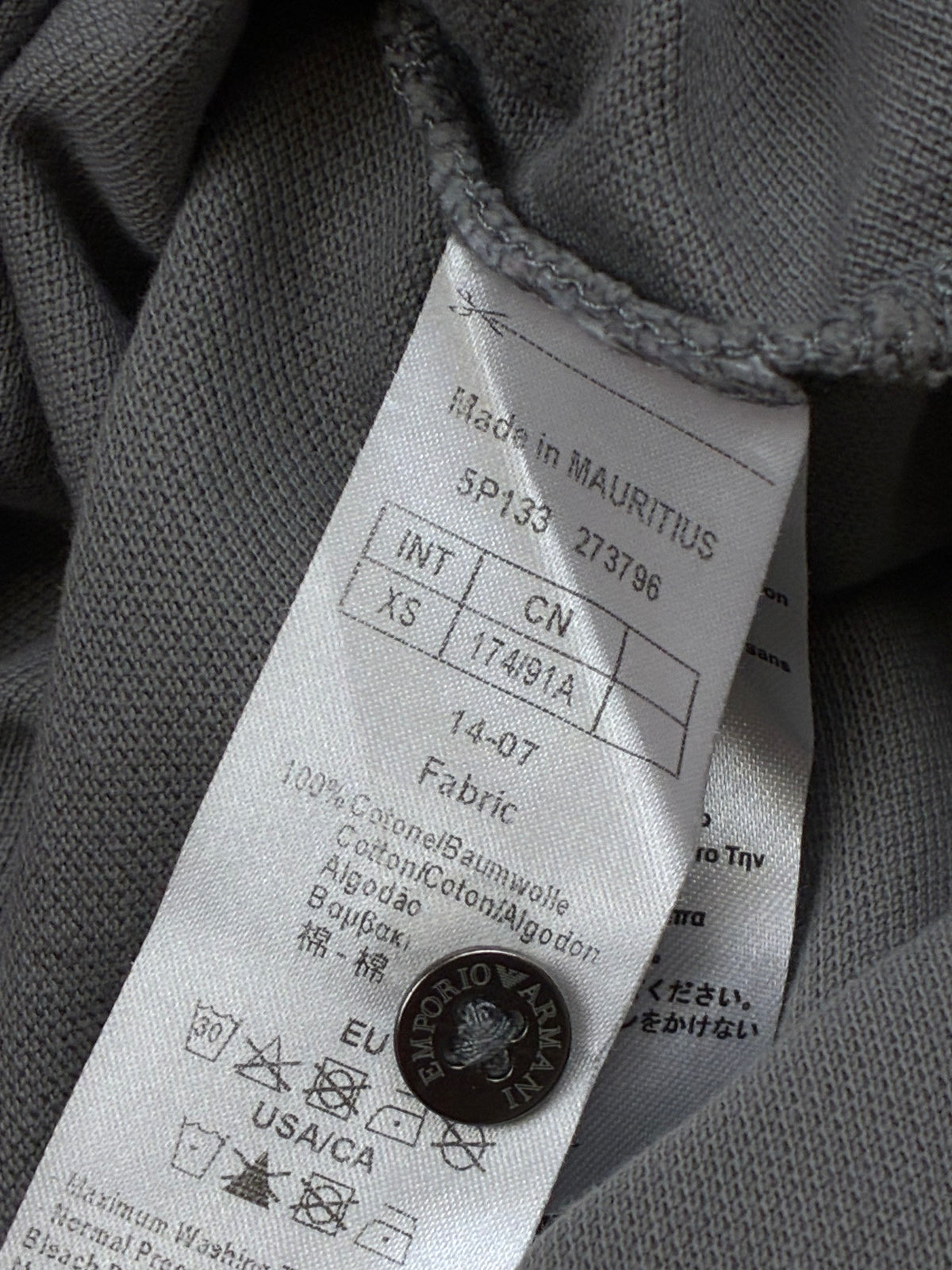 vintage Emporio Armani EA7 polo {XS}