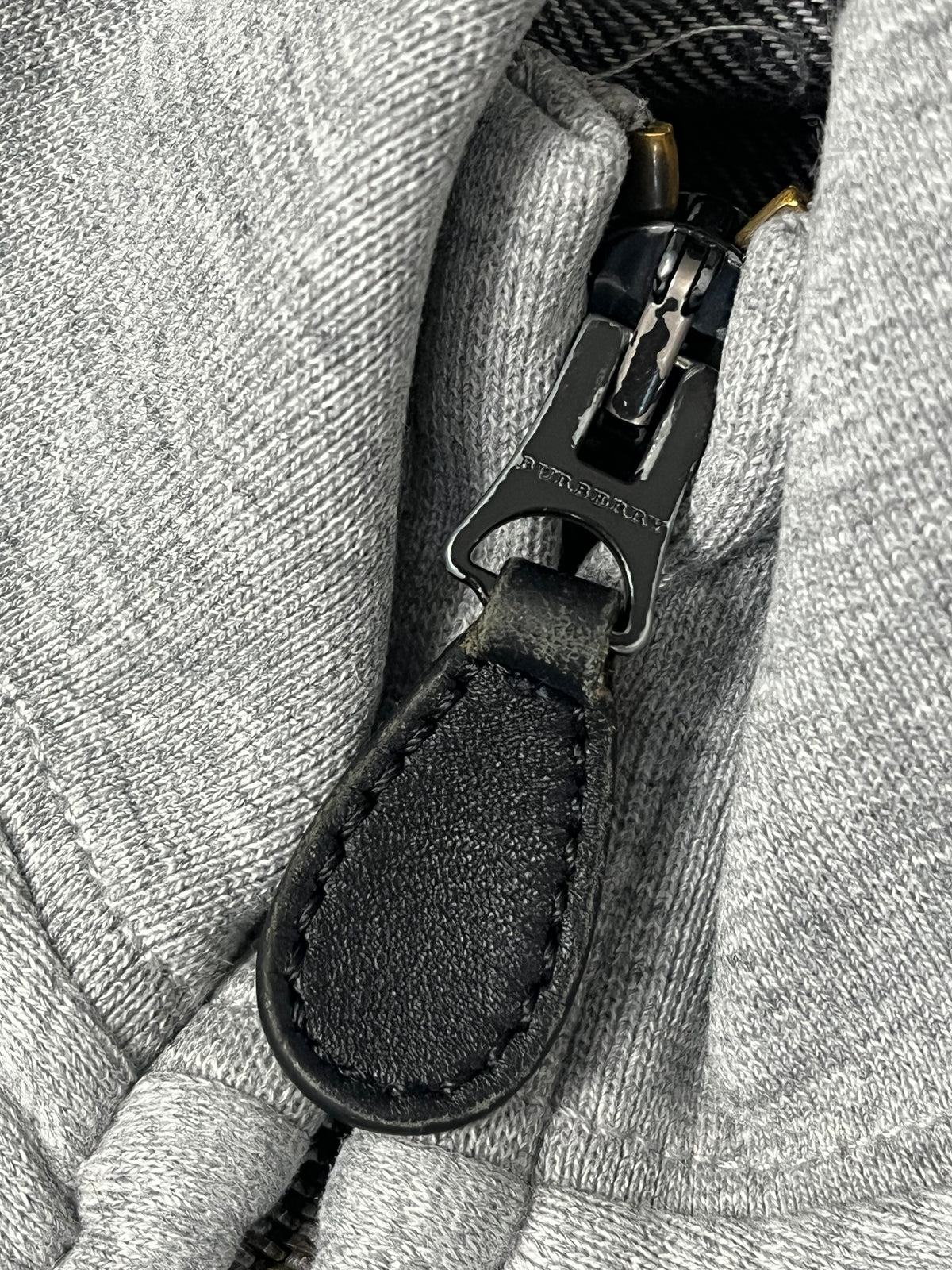 vintage Burberry sweatjacket {L}