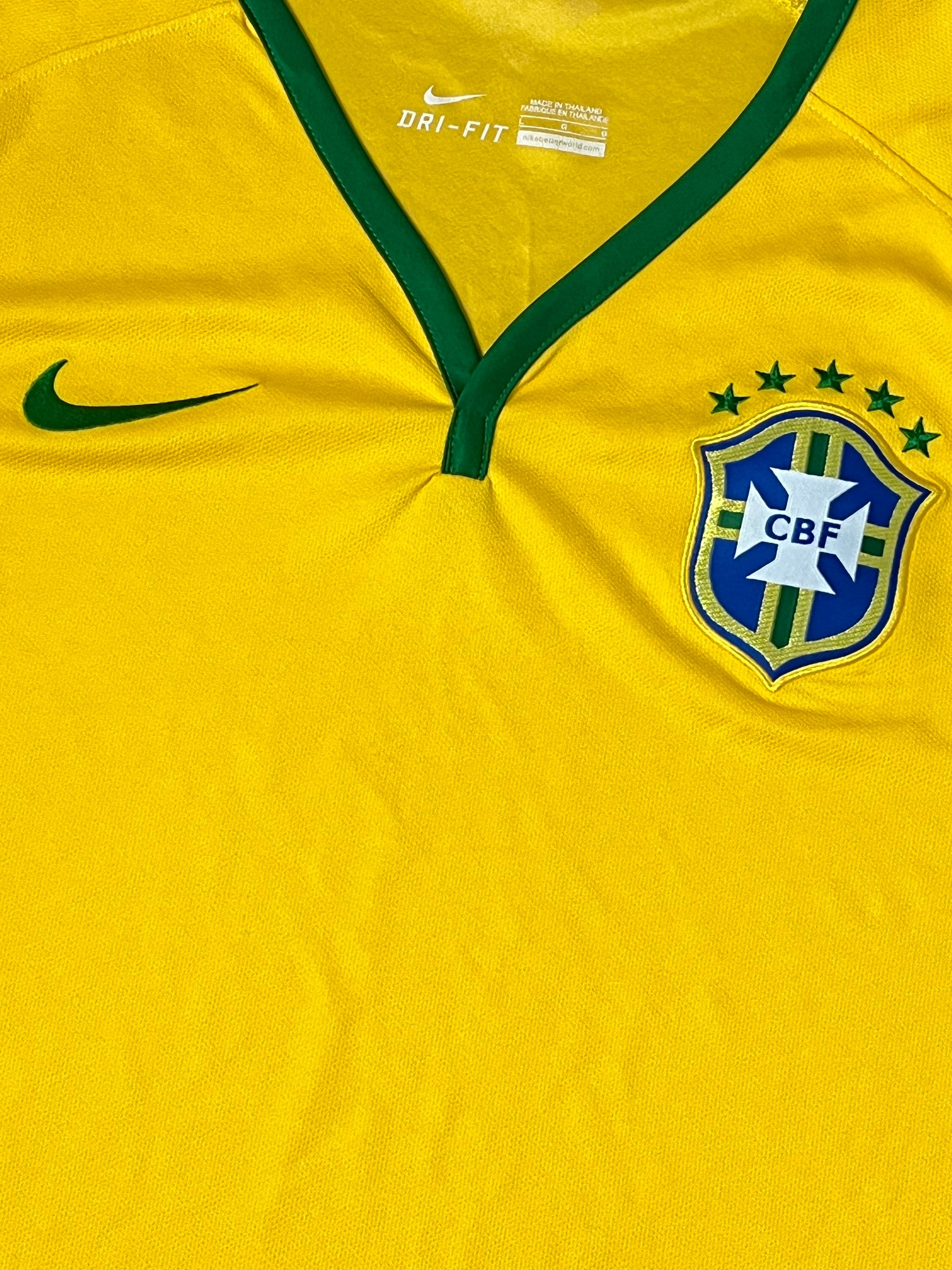 vintage Nike BRASIL 2014 home jersey {L}