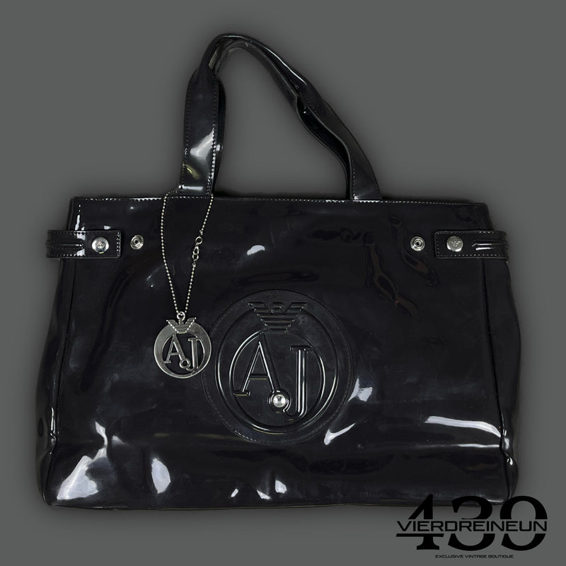 brown vintage Armani Jeans shopper