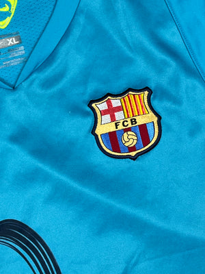 vintage Nike Fc Barcelona trainingjersey {S}