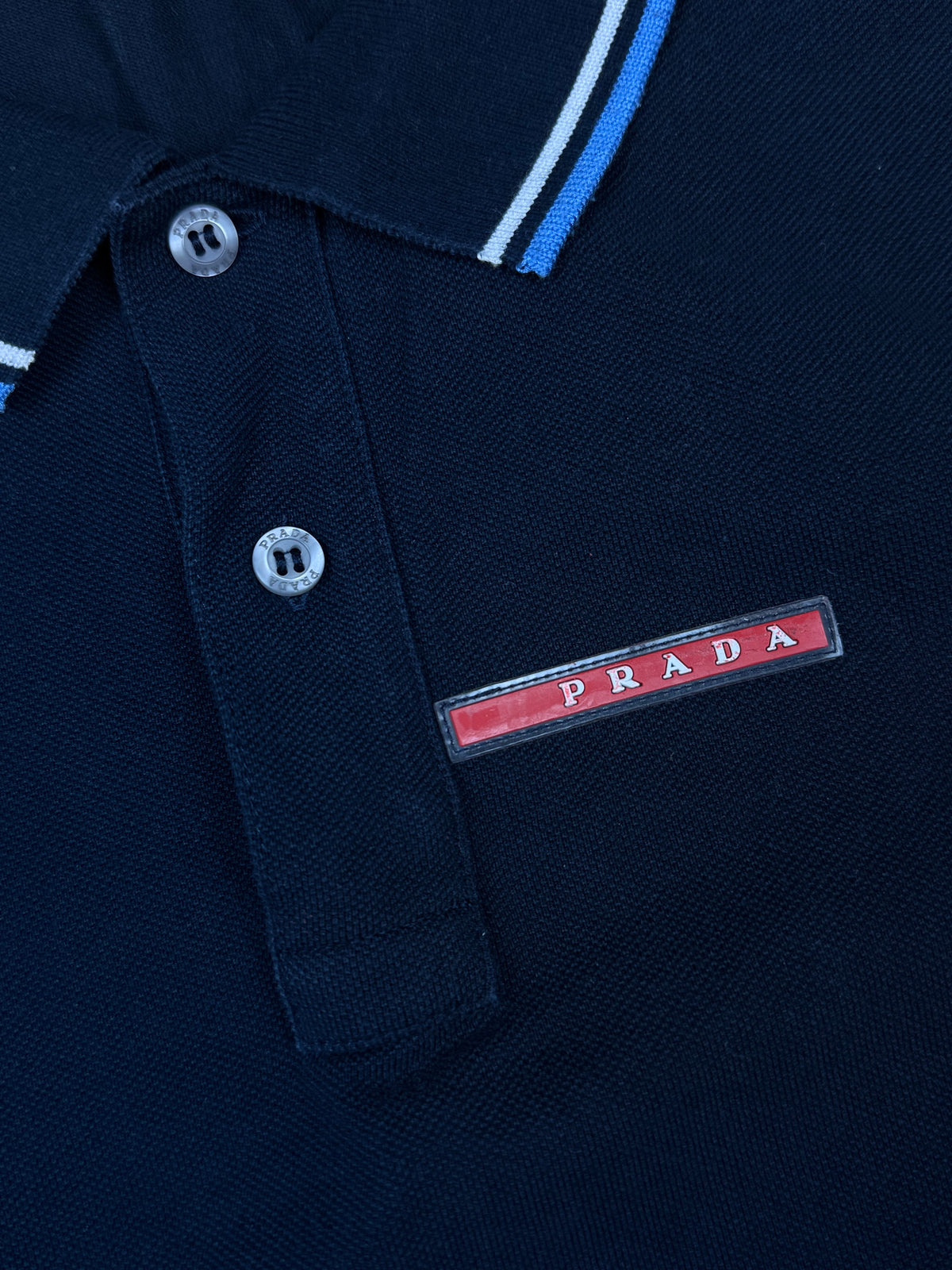 navyblue Prada polo {XL}