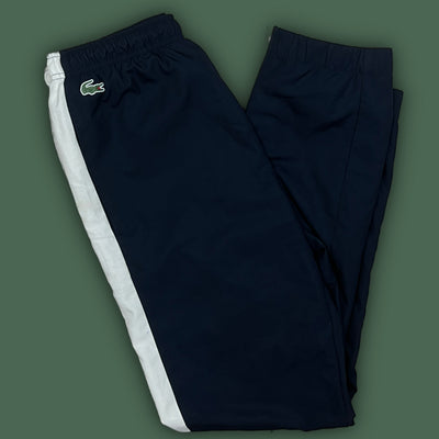 navyblue Lacoste trackpants {S}