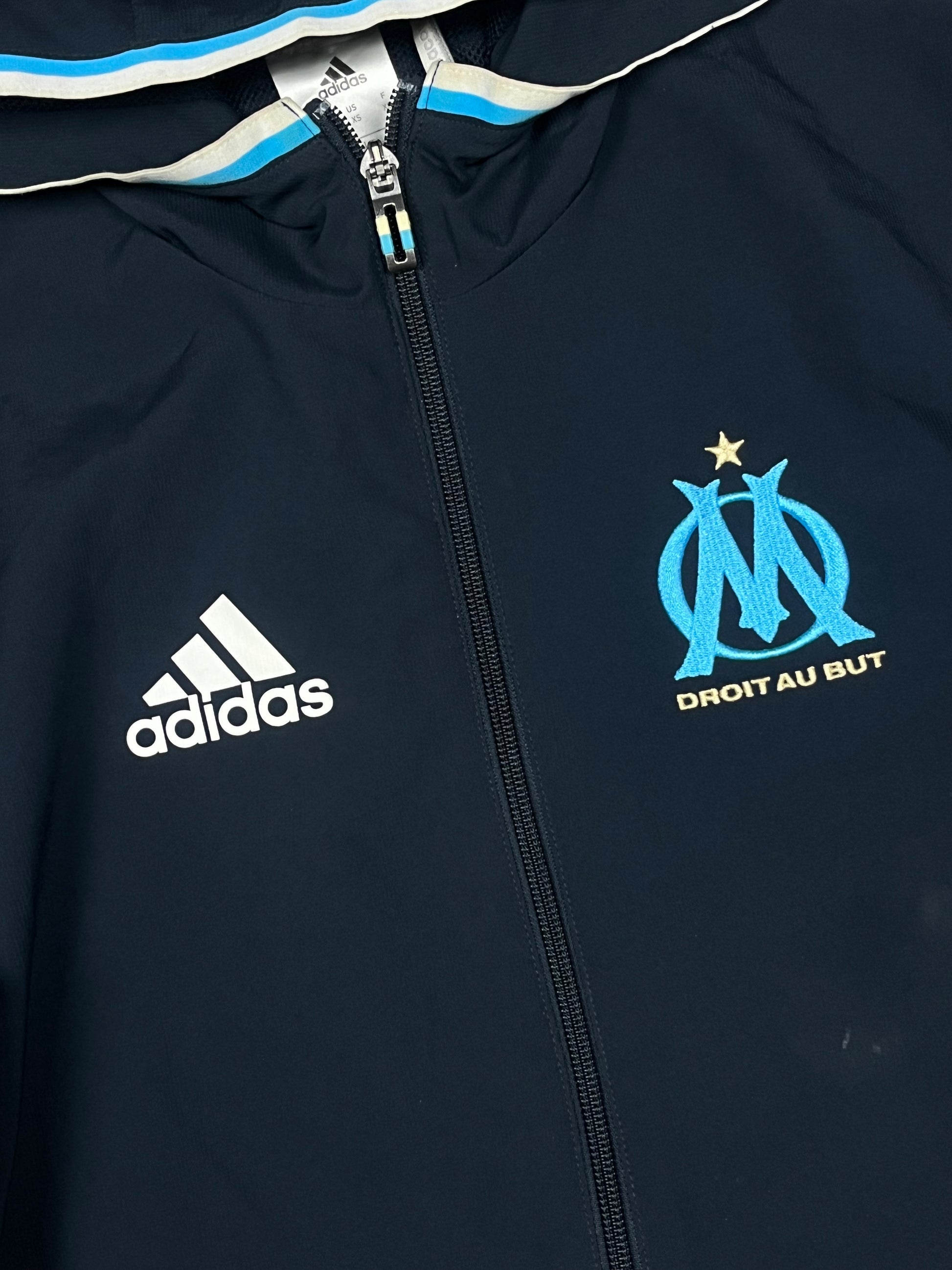 vintage Adidas Olympique Marseille windbreaker {XS}