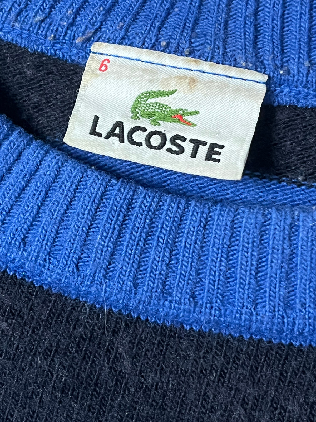 vintage Lacoste knittedsweater {L}