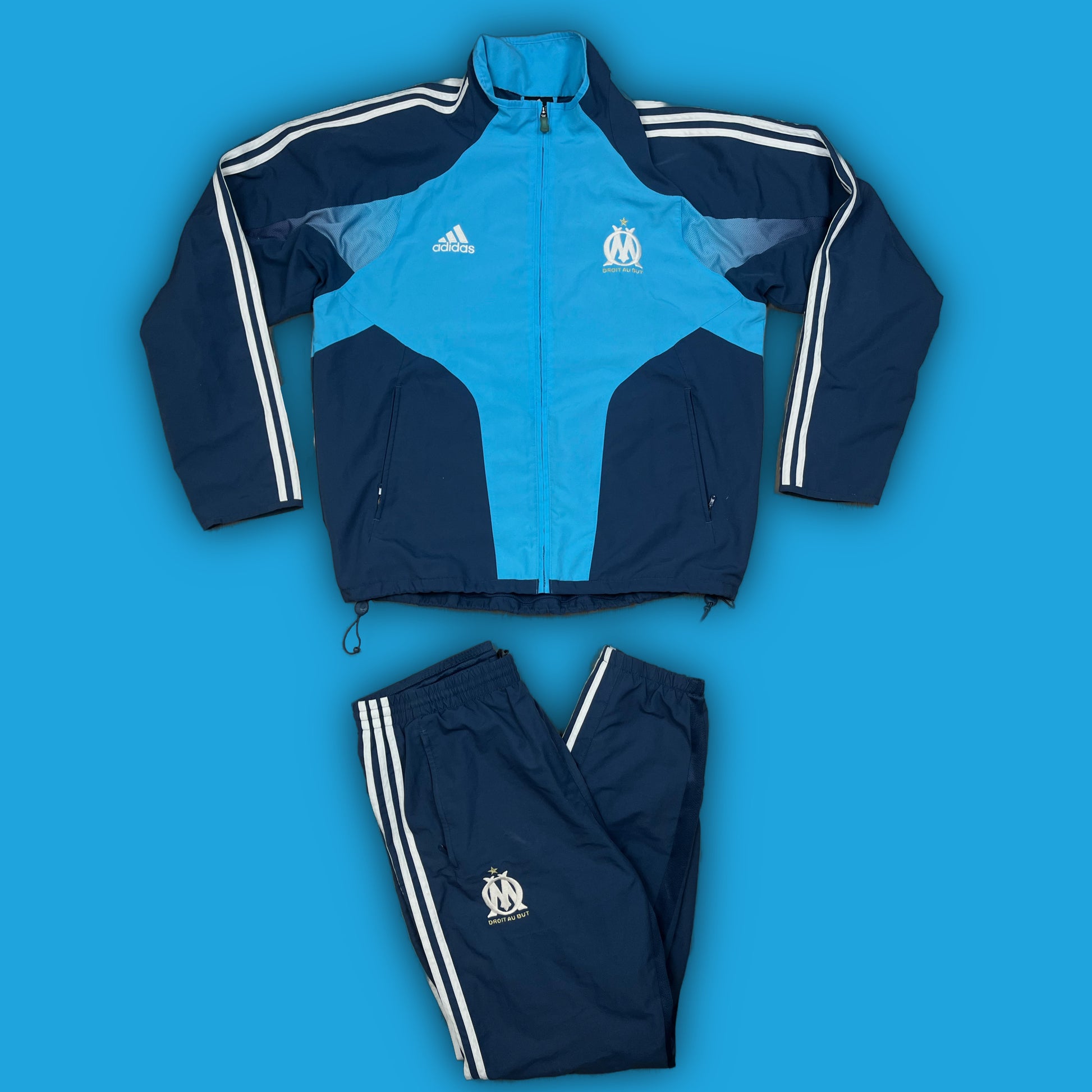 vintage Adidas Olympique Marseille tracksuit {XL}