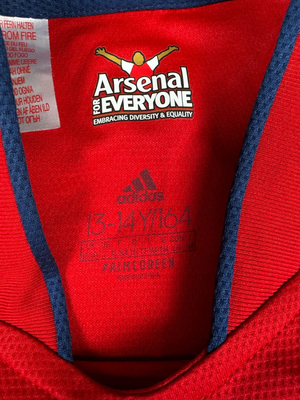 red Adidas Fc Arsenal home jersey {XS}